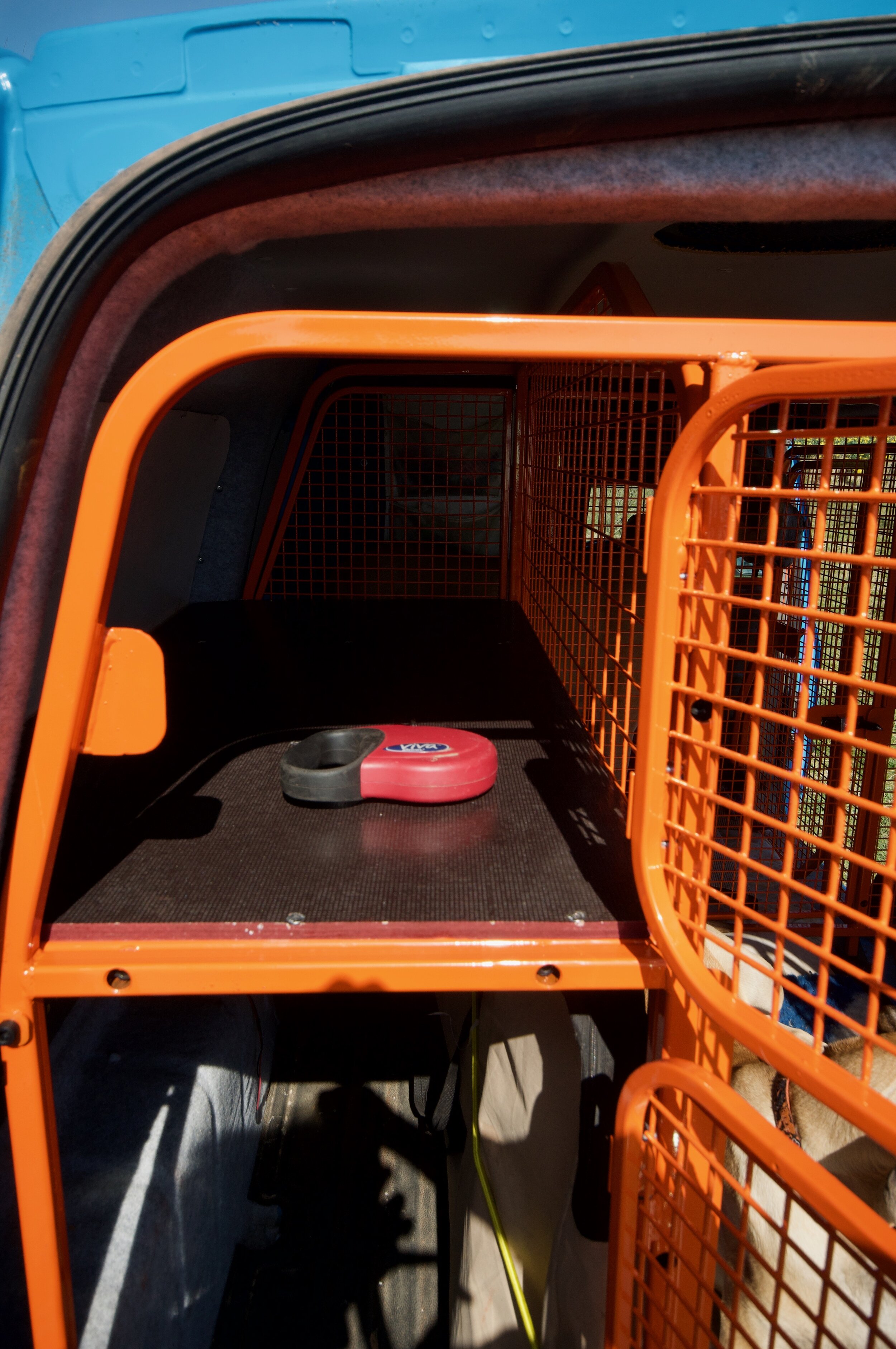 Top cage. For tiny dogs and stuff. Mostly stuff in our case
