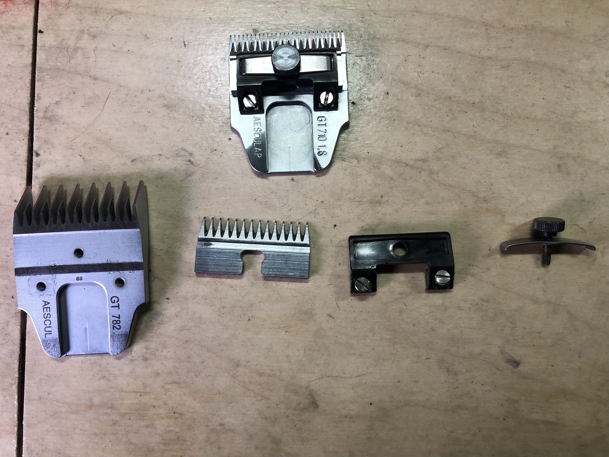 Aesculap clipper blades top