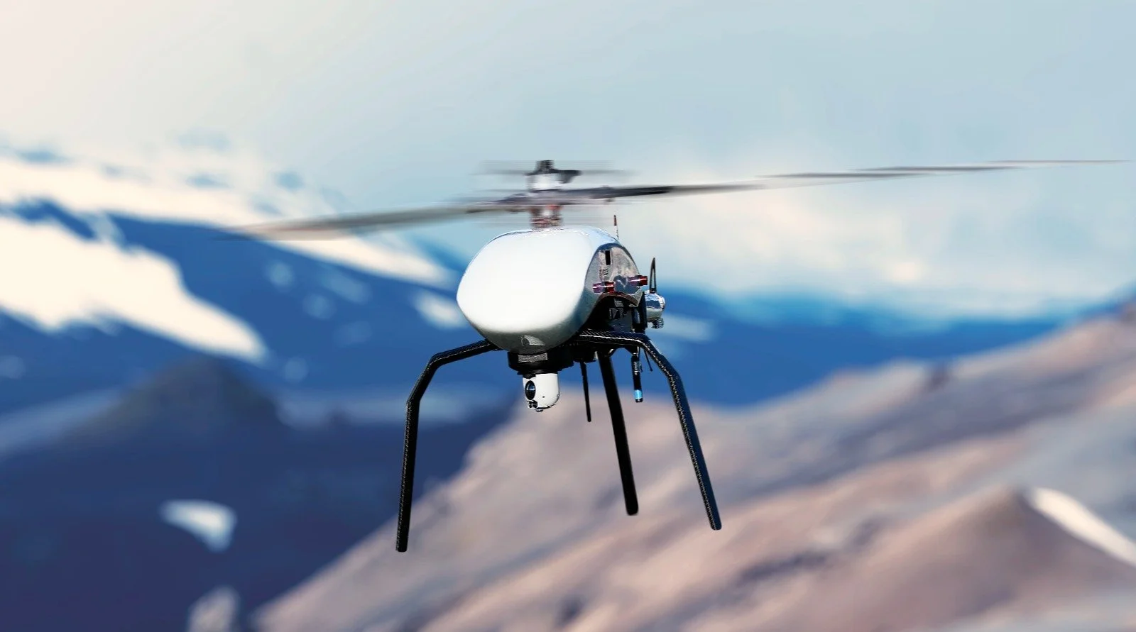 VELOS helicopter drone with Skyfleet and camera