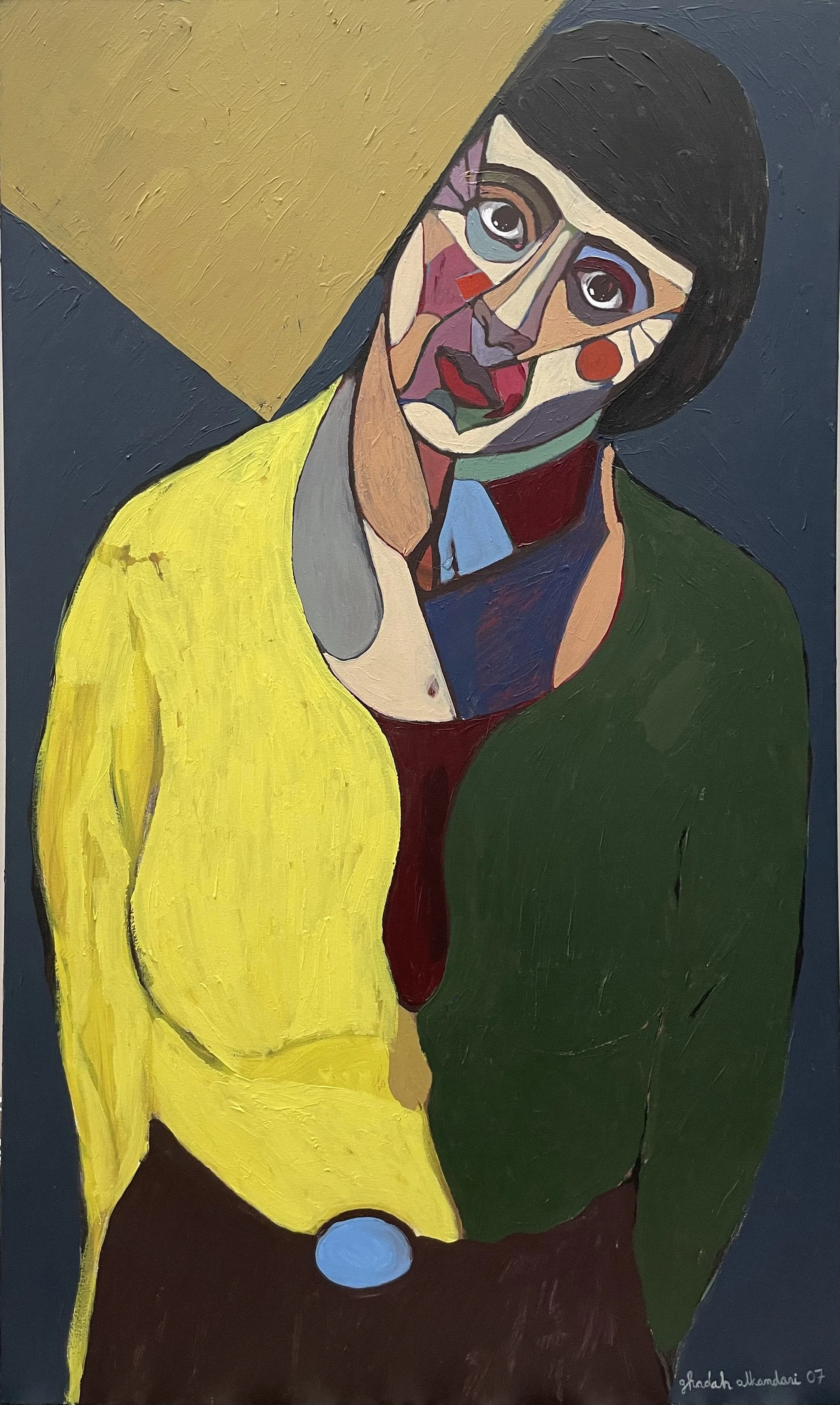 "The Box" | Acrylic on Canvas | 90 x 152 cm | KD 2,150