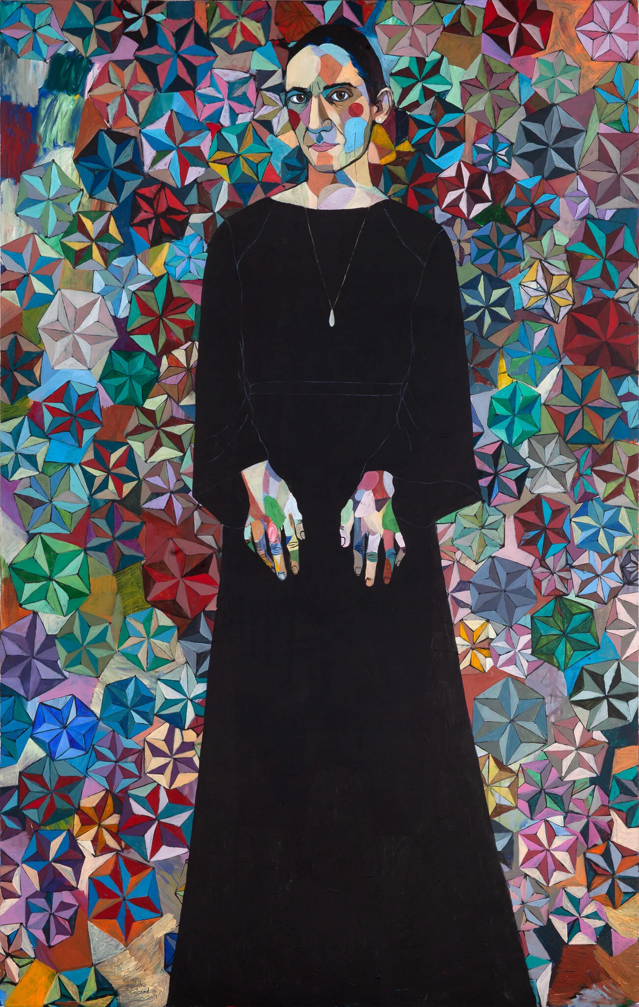 "The Other G” | Acrylic on Canvas | 234 x 150 cm  | KD 5,000