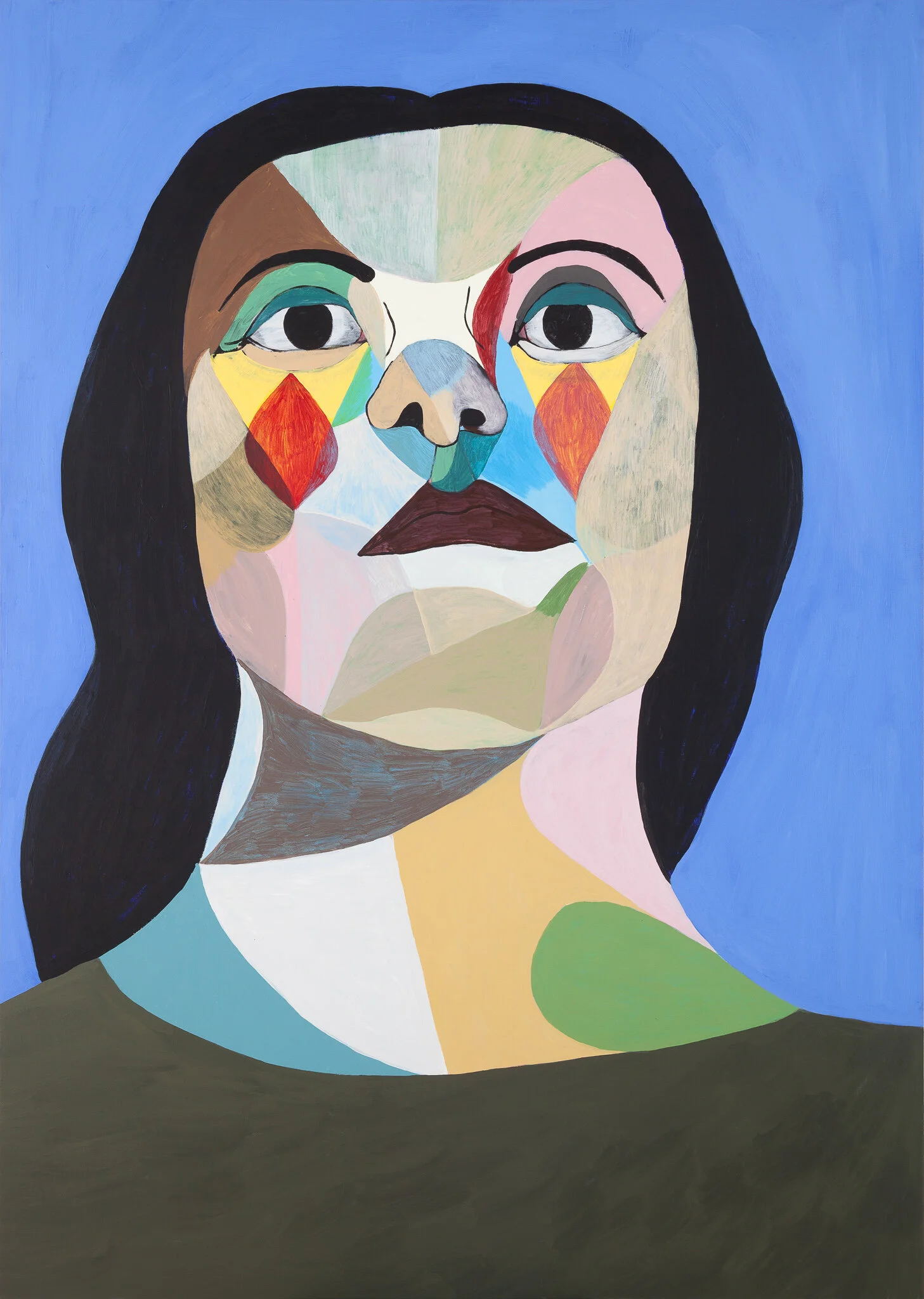 "Fraternal Twin" | Acrylic on Canvas | 156 x 210 cm  | KD 3,500 (SOLD)