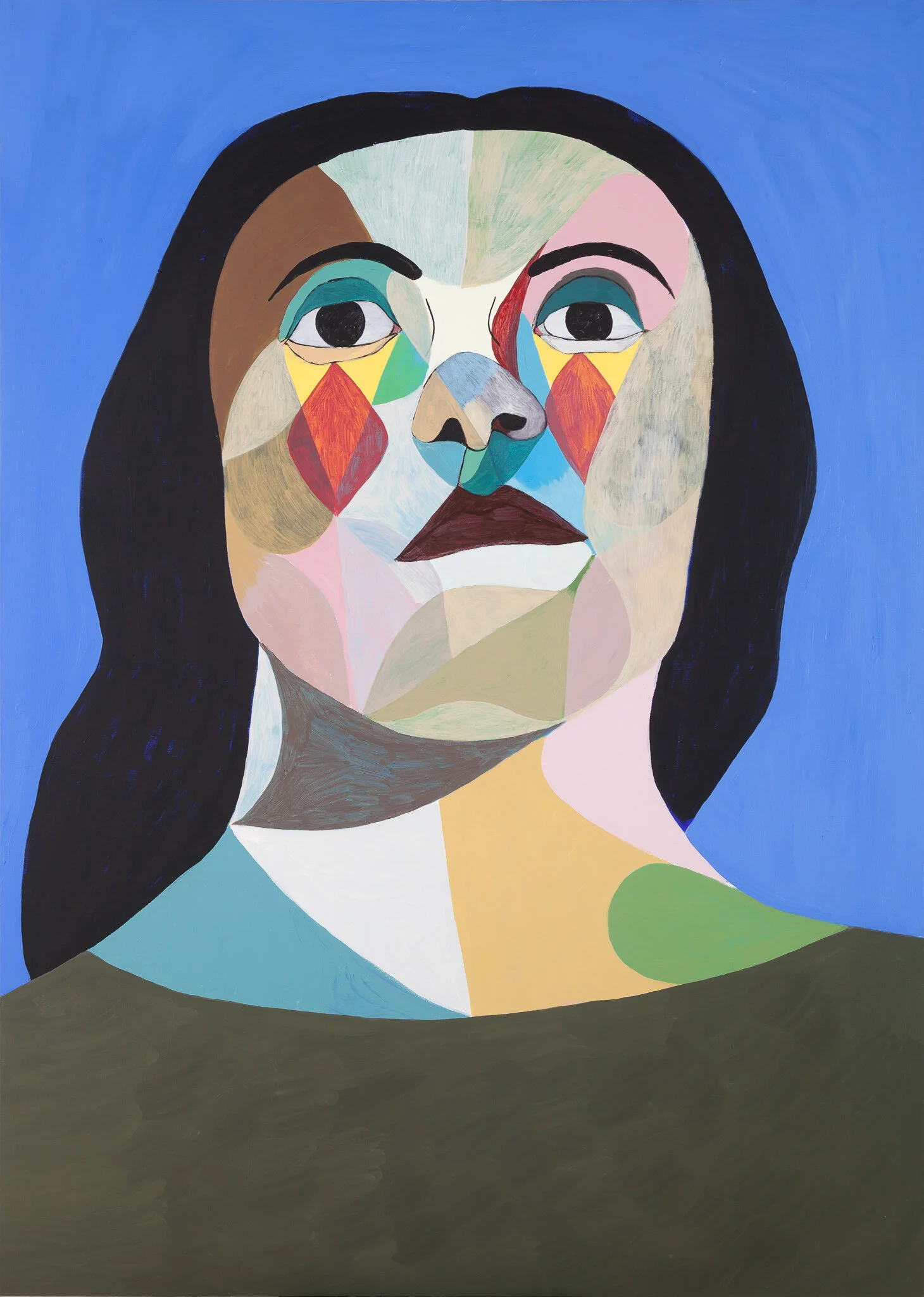 "Identical Twin" | Acrylic on Canvas | 156 x 210 cm  | KD 3,500