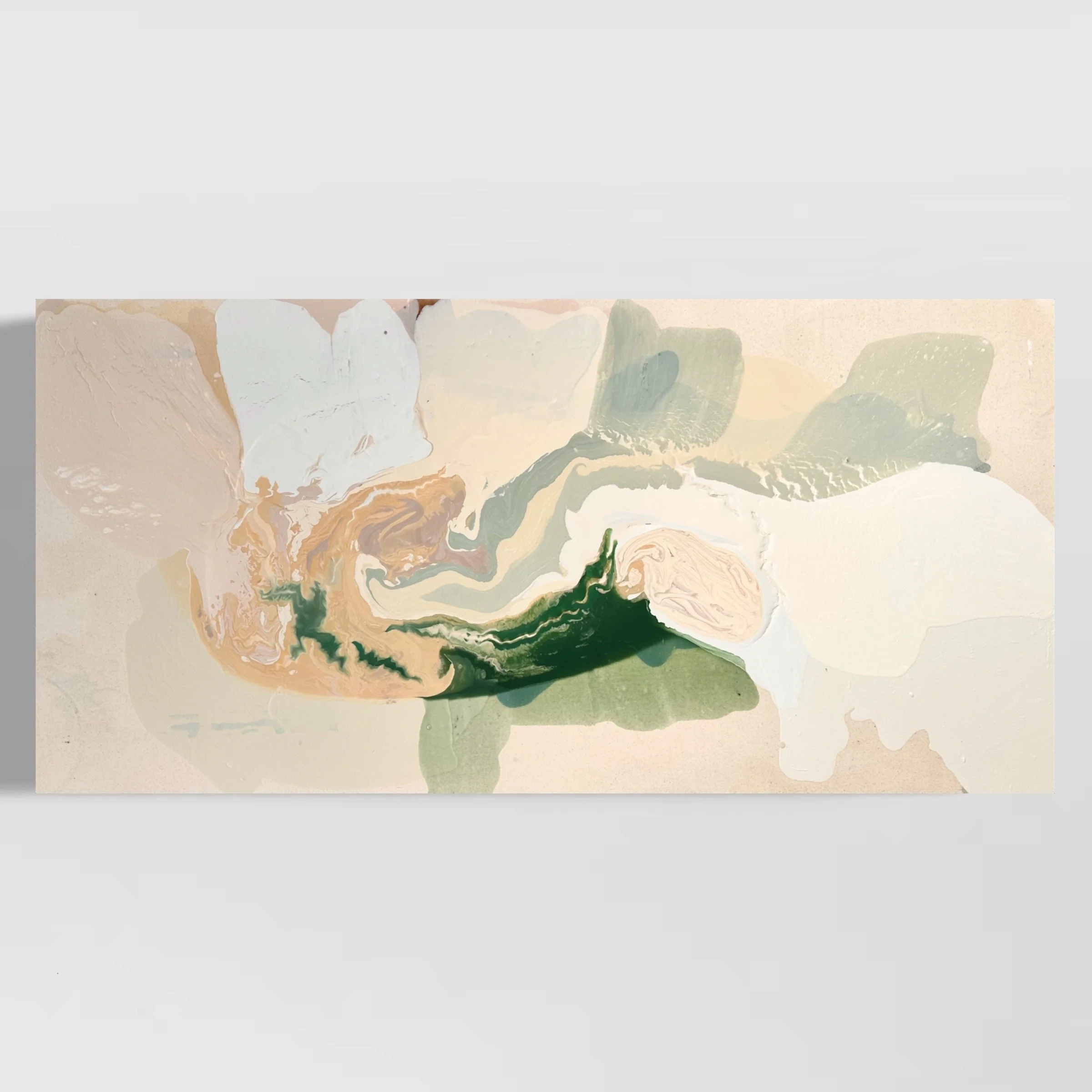 Series 4 (0500284d) | Mixed Media on Raw Cotton Canvas | 2023 | 136 x 66cm | KD 700 (SOLD)