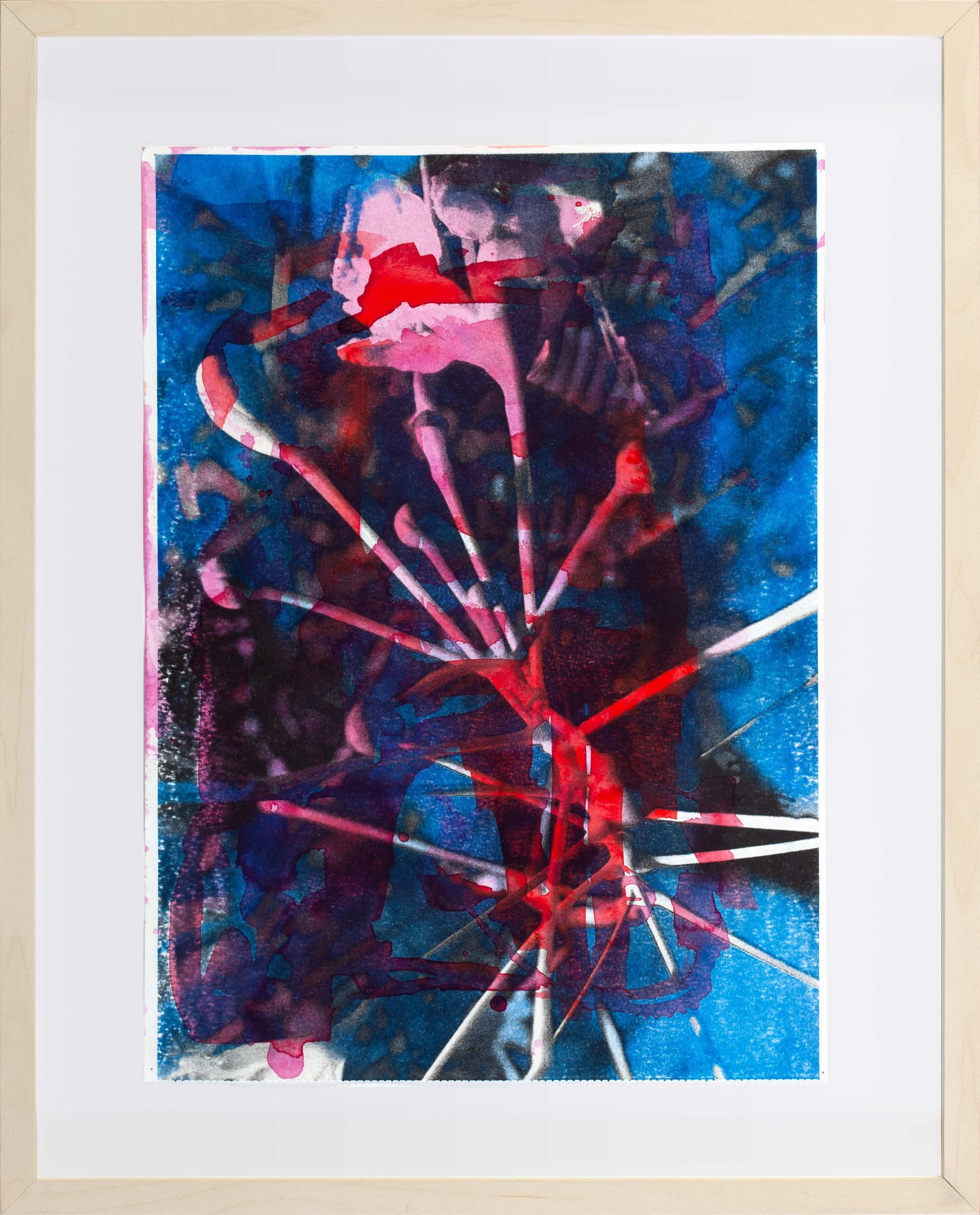 Risograph 1 | Risograph on watercolour paper | 42 X 52cm (framed) | KD 85 