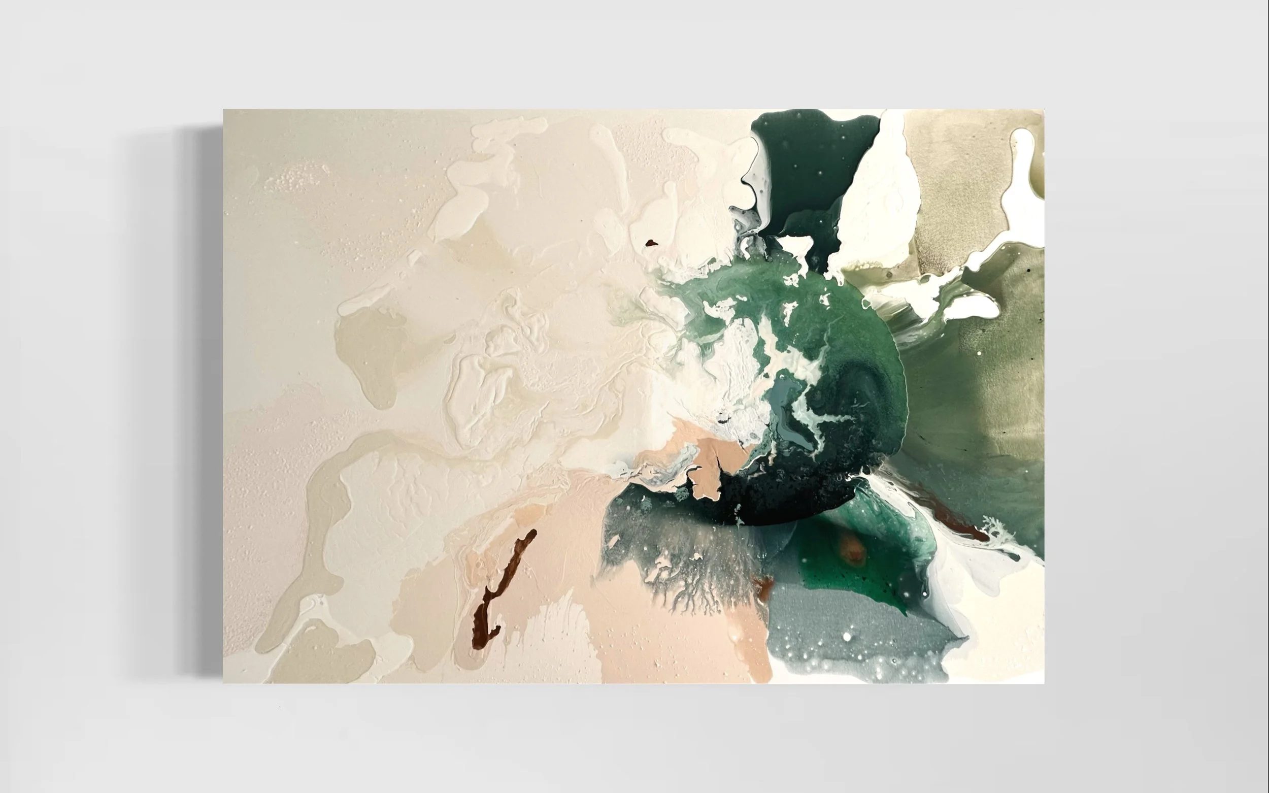 Series 5 (0500284a) | Mixed Media on Cotton Canvas | 2023 | 200 x 140cm | KD 1,550 (SOLD)