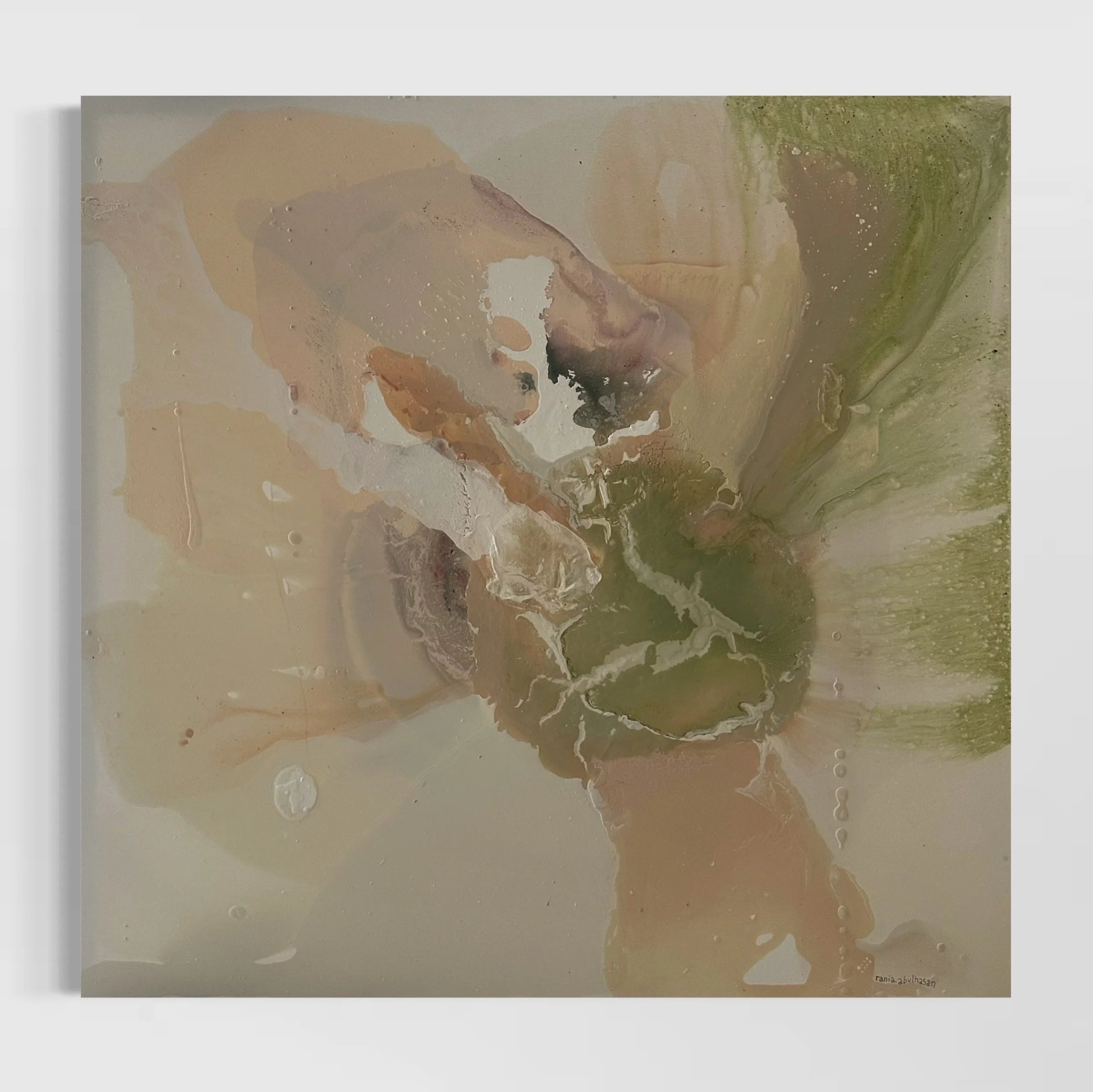 0500293.4 | Mixed Media on Cotton Canvas | 2024 | 132 x 128cm | KD 1,450