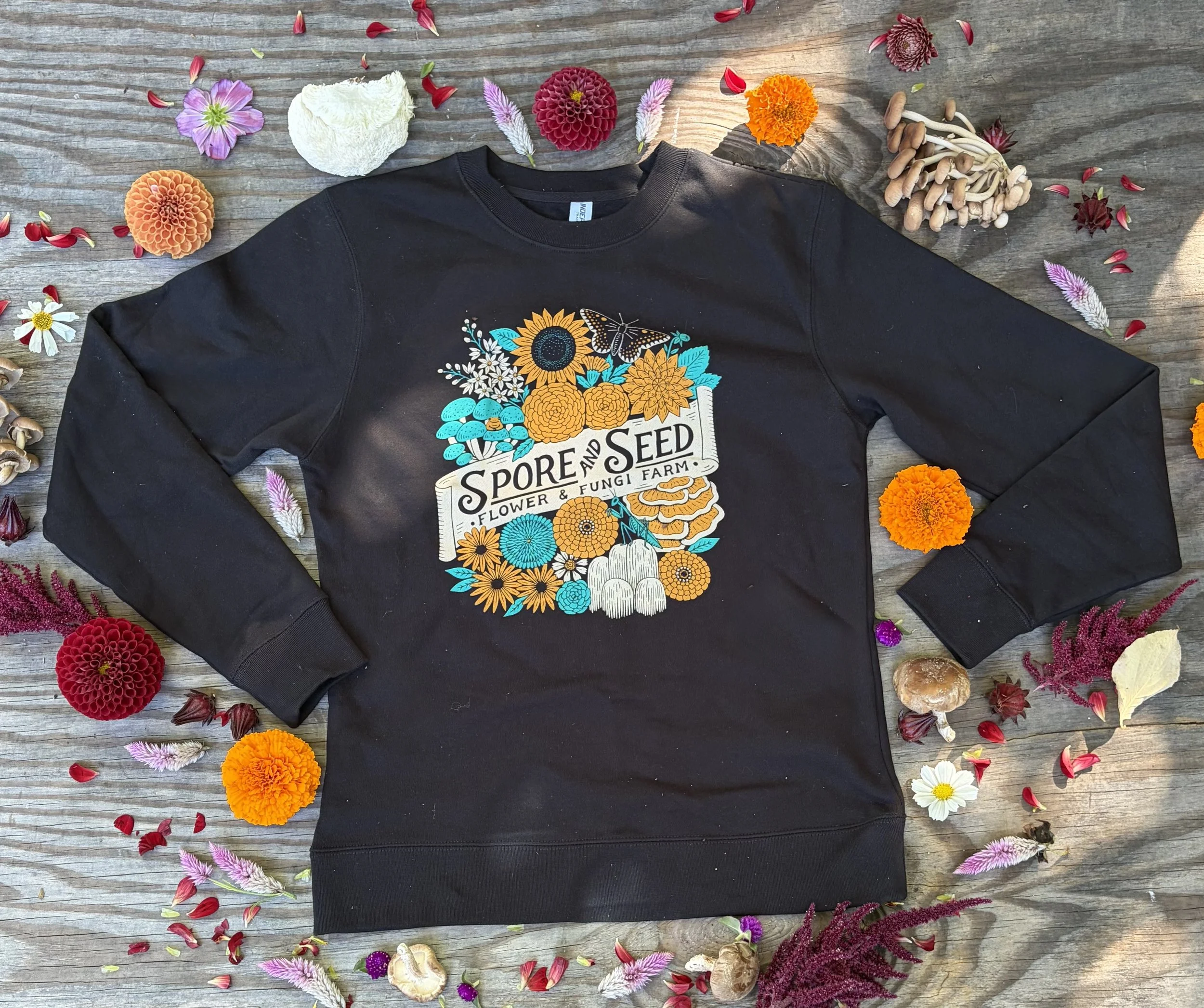 Butterfly Crew Neck Sweatshirt