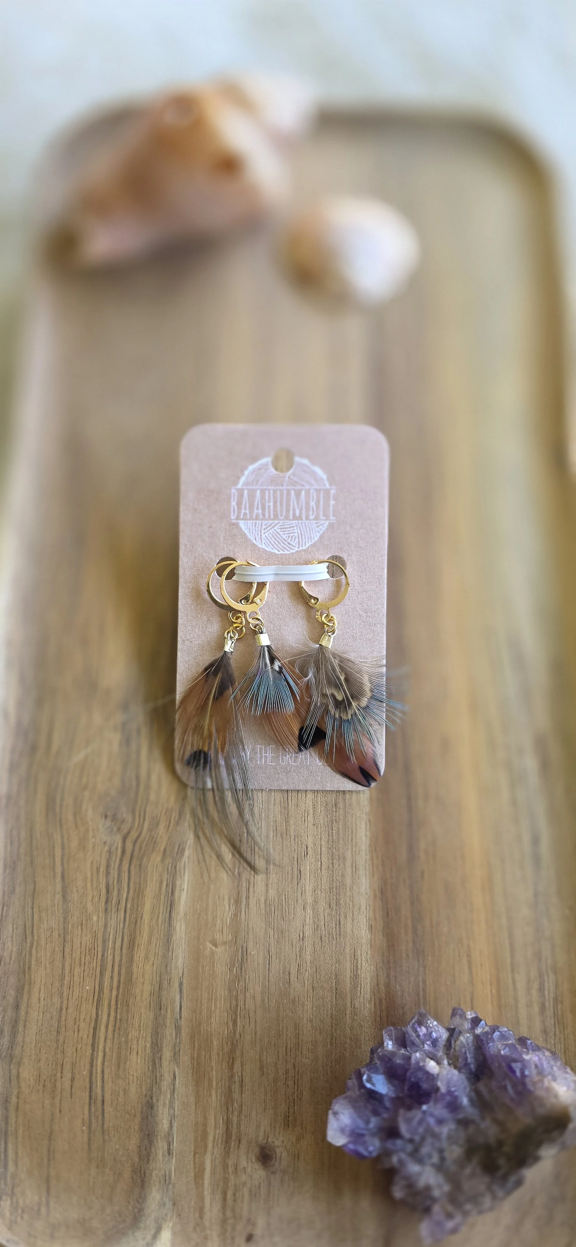 Feather Spell Stitch Marker Set