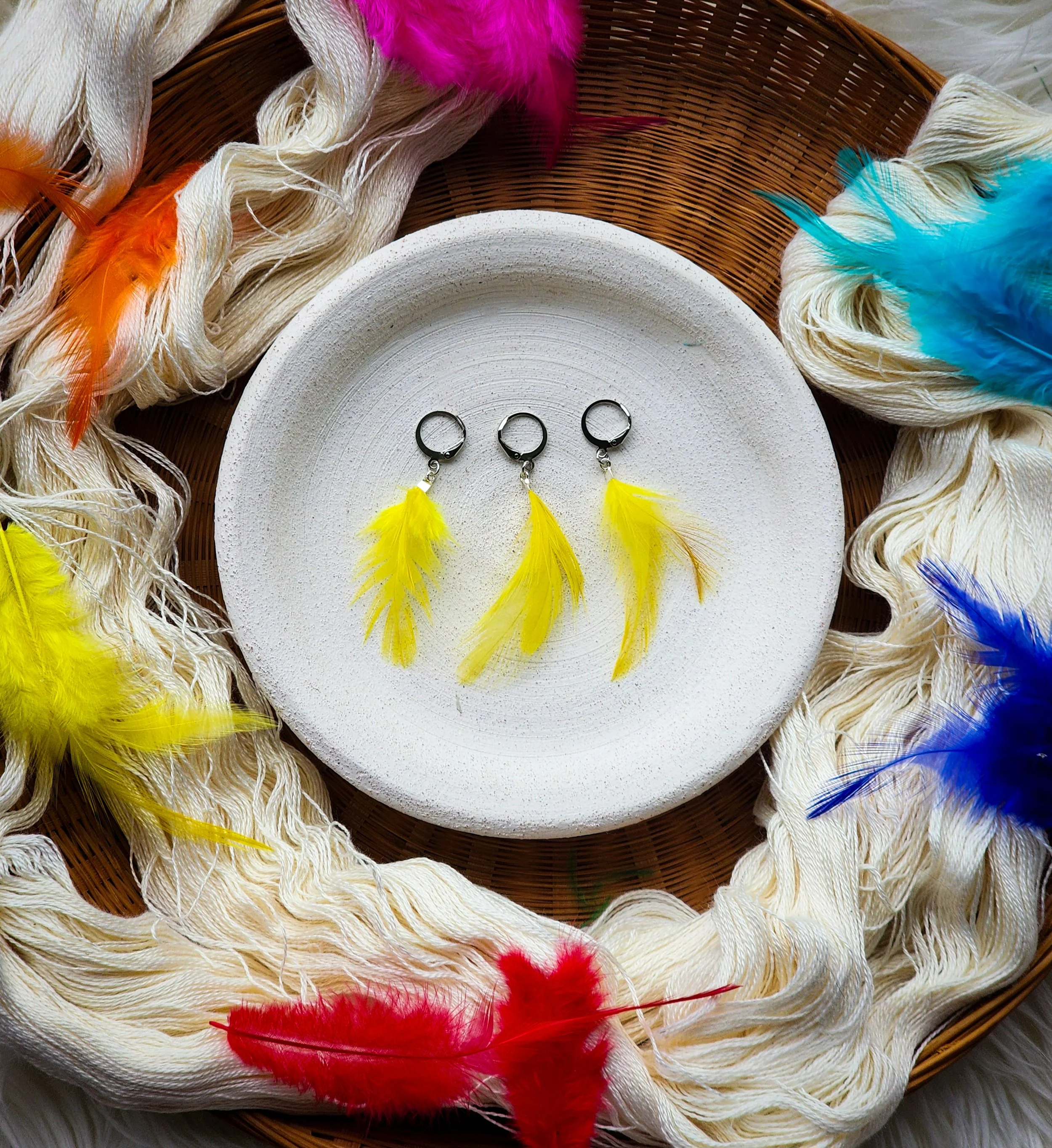 Toucan Feather Stitch Markers