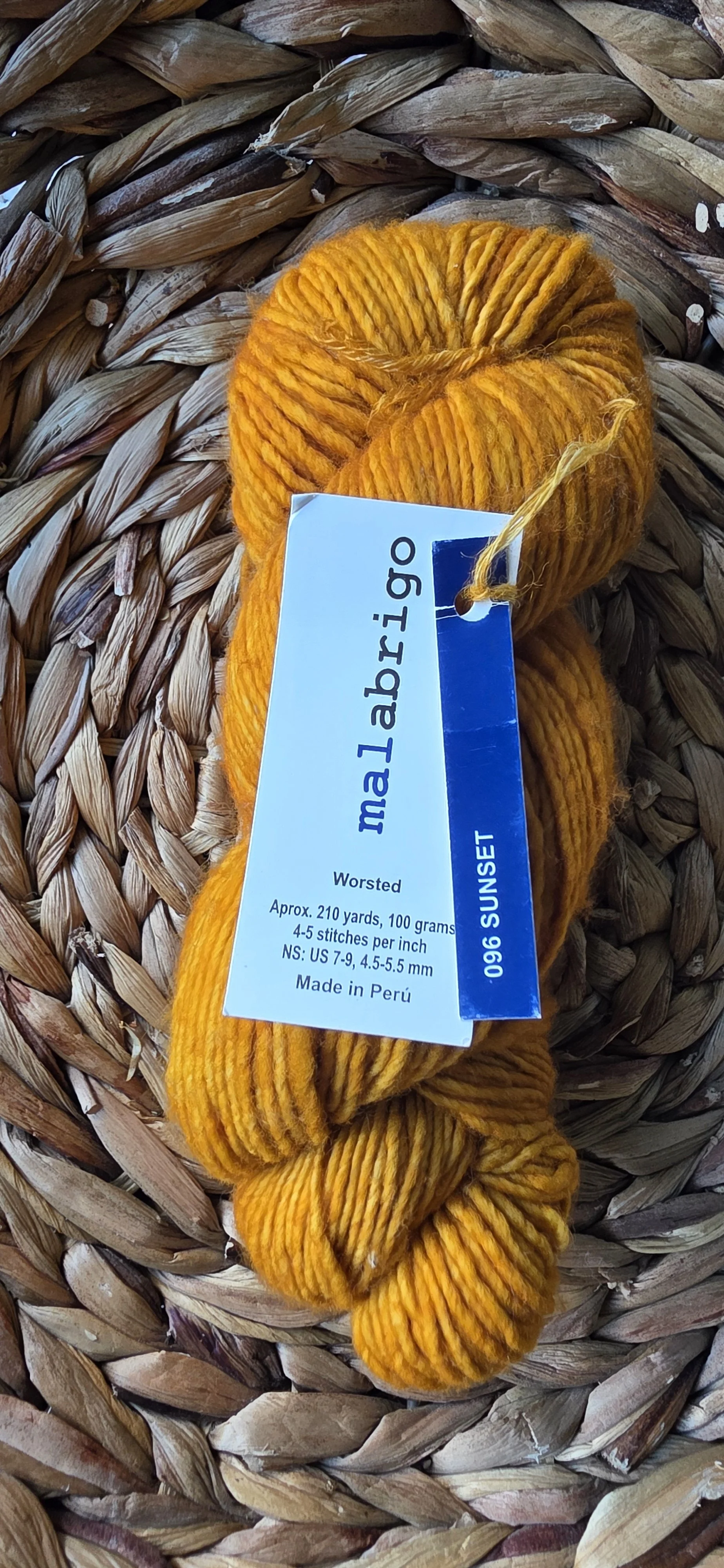 Malabrigo Worsted in Sunset