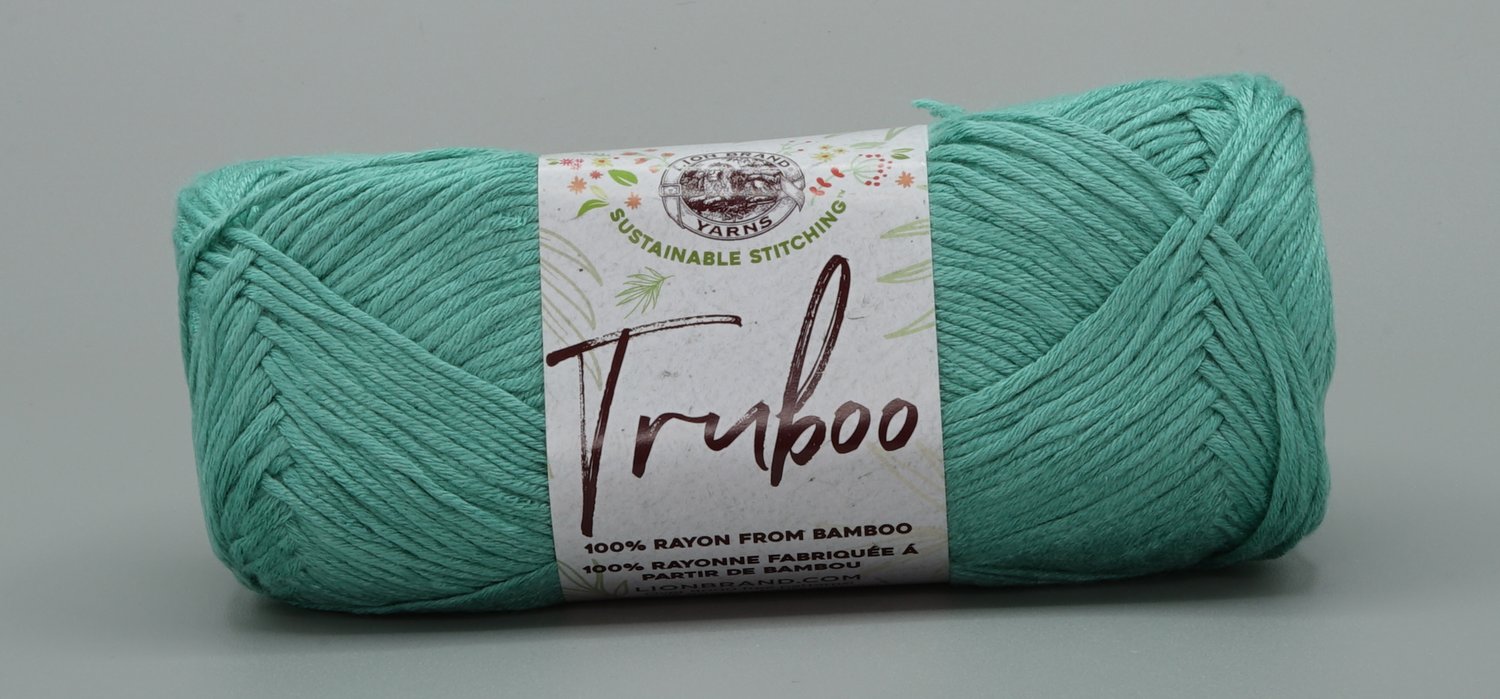 Lion Brand Truboo Yarn 100% Rayon From Bamboo Mushroom Lot Of 4