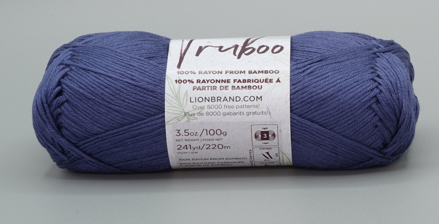 Lion Brand Truboo Yarn 100% Rayon From Bamboo Mushroom Lot Of 4