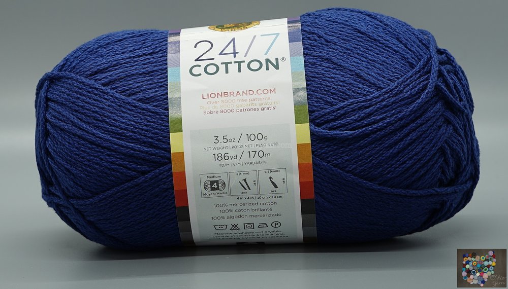 Lion Brand 24/7 Cotton 135 Terracota Yarn 100% Mercerized Cotton