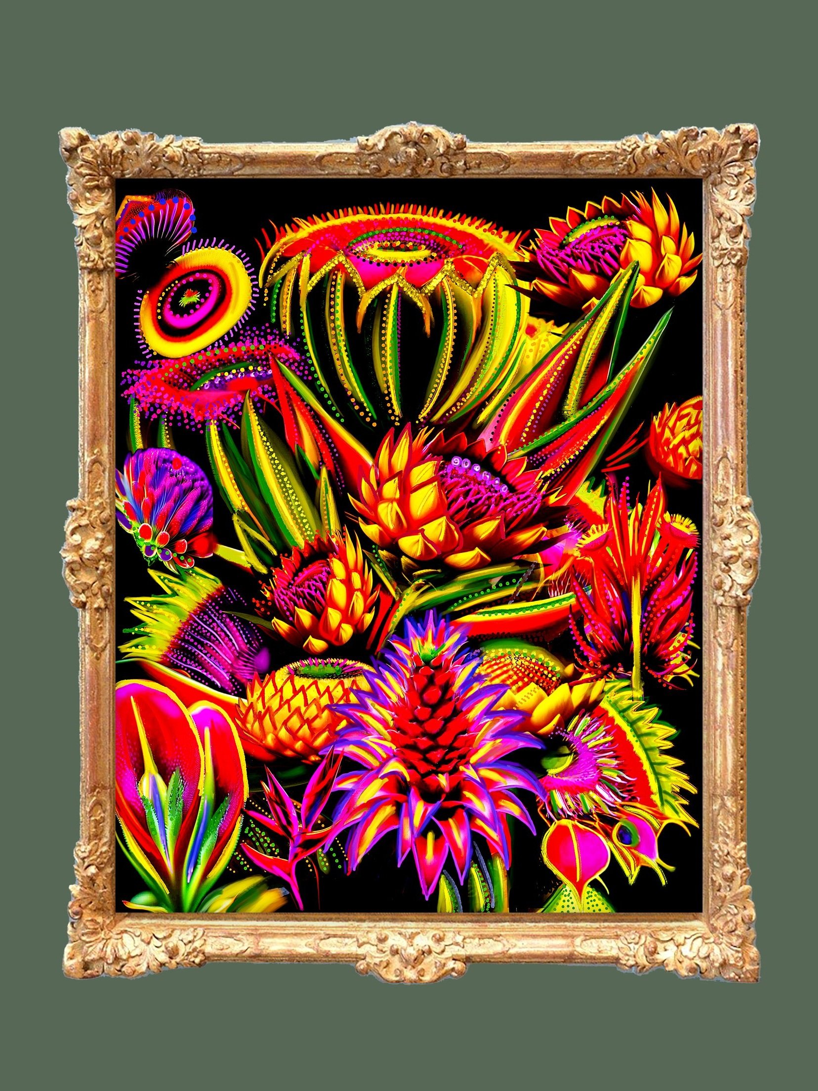Tropical Floral Print