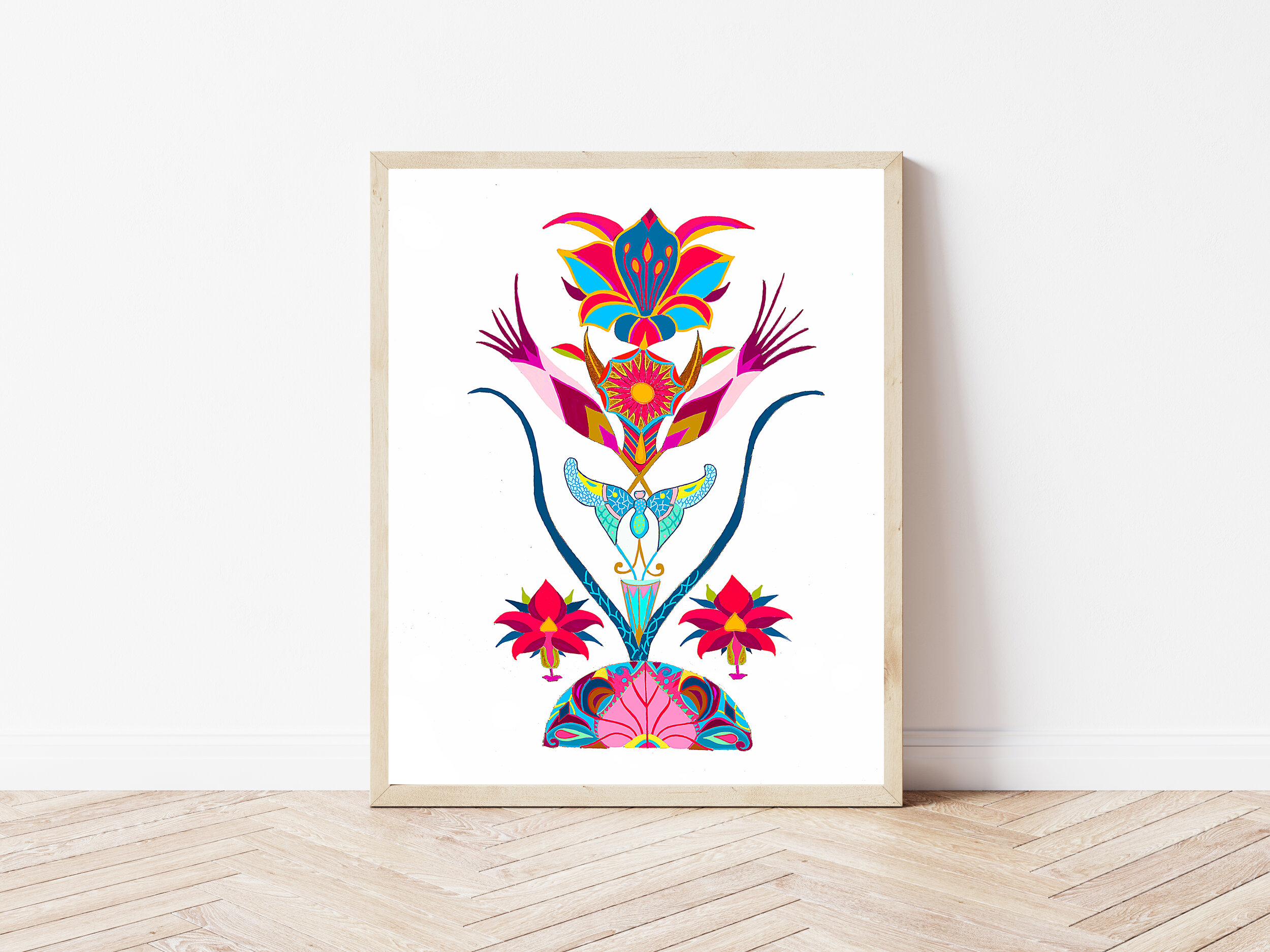 original folk art - modern folk art
