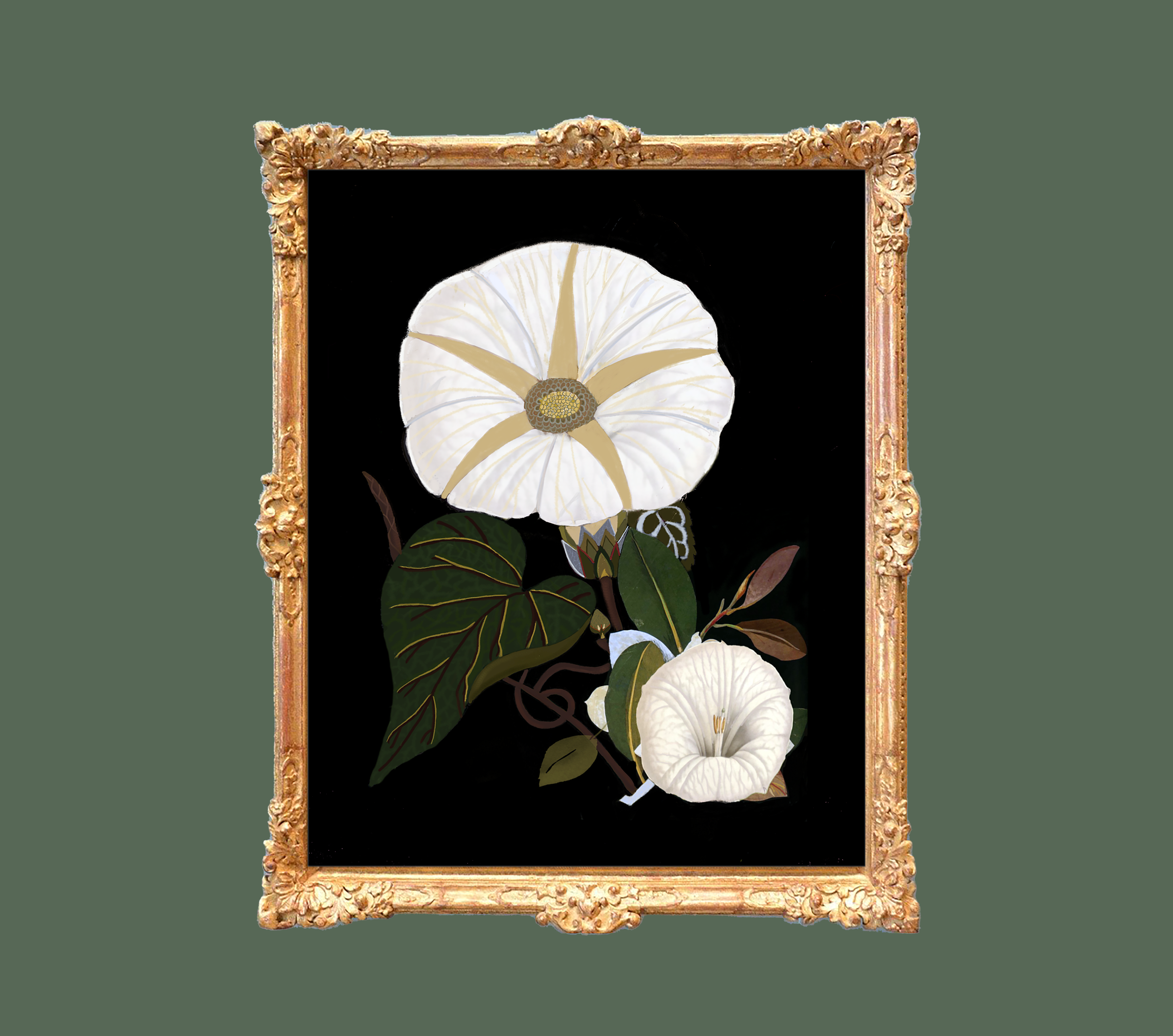 neutral colors floral painting for livingroom, moody floral art print posters