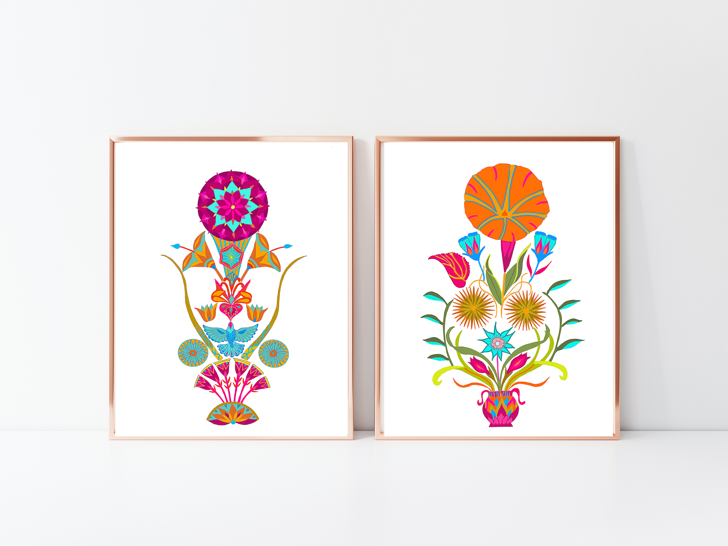 polish folk art for sale, floral wycinanki art for sale