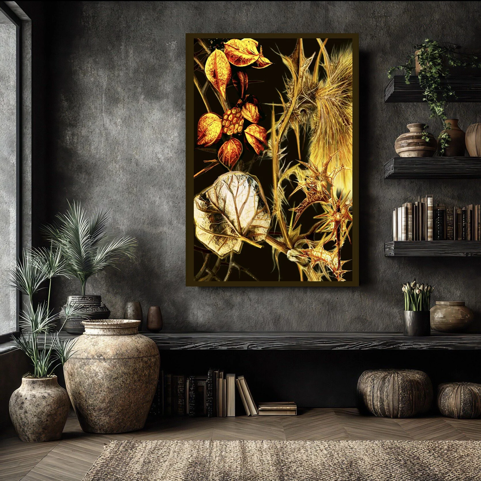 botany art collector limited edition signed print - cabinet of curiosities art