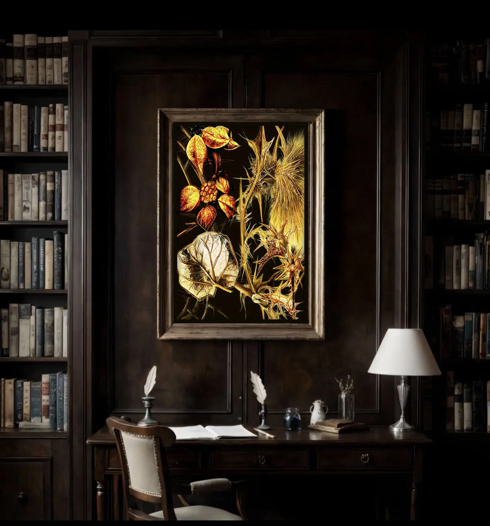Botany Art For high end luxury library