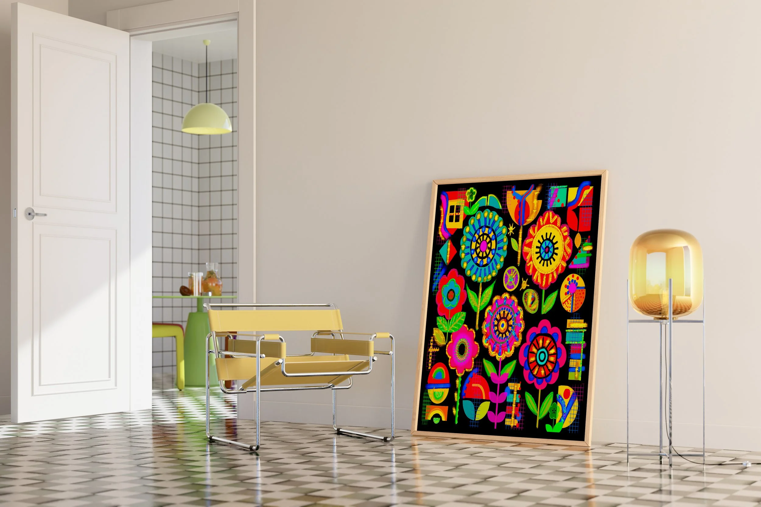dopamine decor wall art