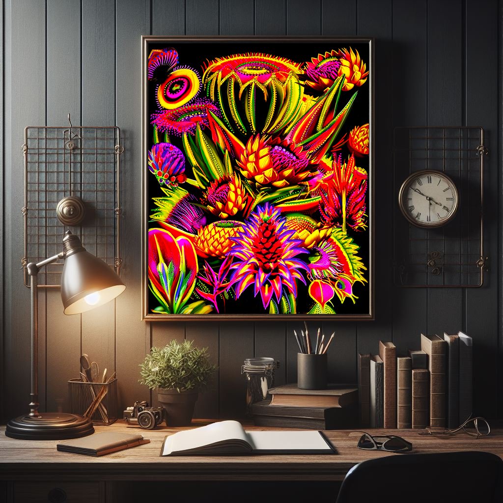 red black poster | office prints
