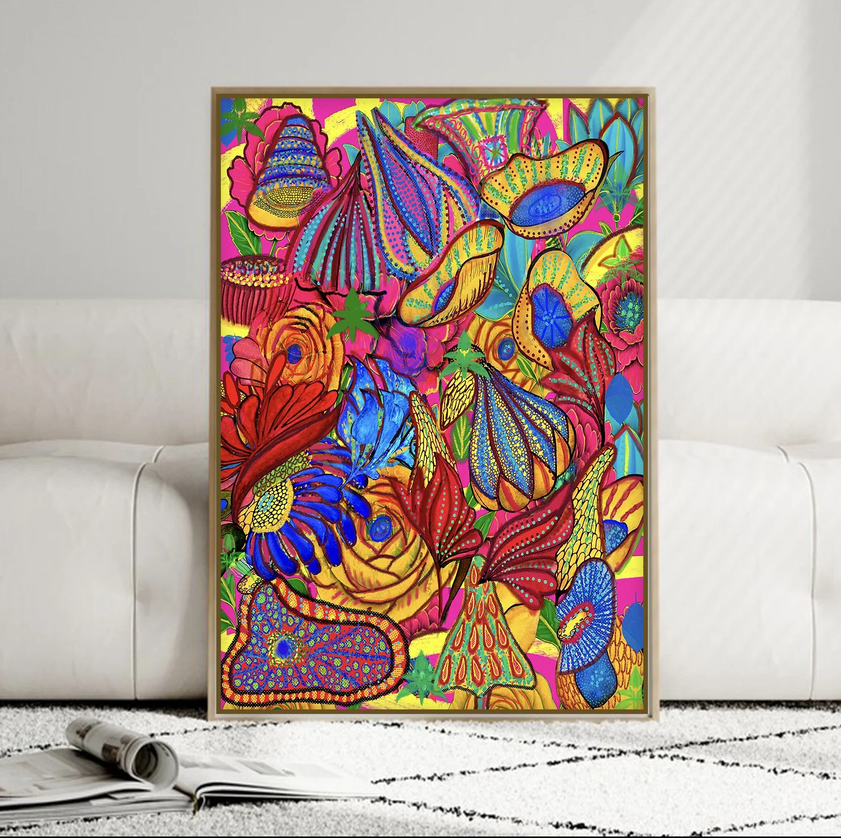 11x14 technicolor-flora-neo-botanical expressionism print.jpg