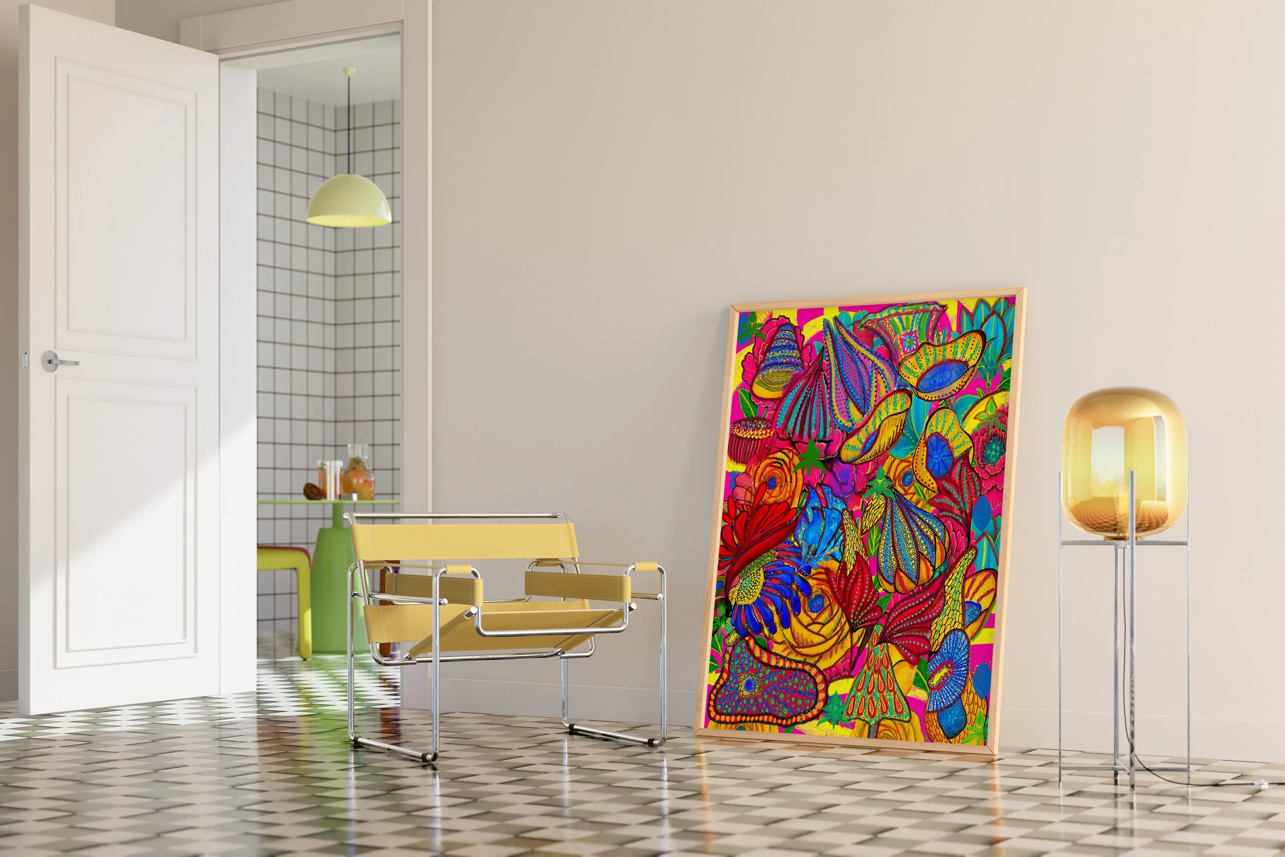 16x20 inches - art-forward-spaces - bauhaus - wassily chair.jpg
