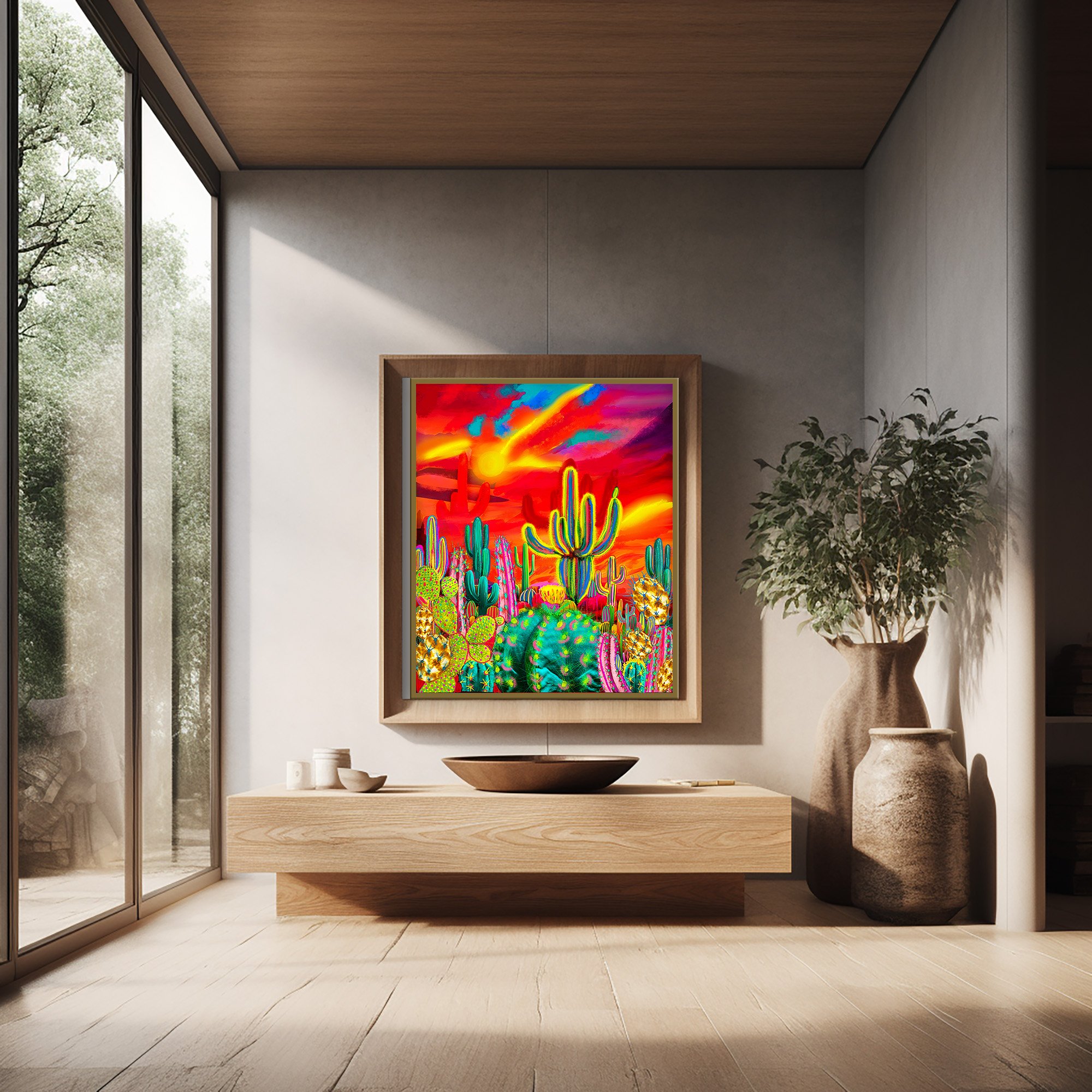 16x20 large desert sunset wall art.jpg