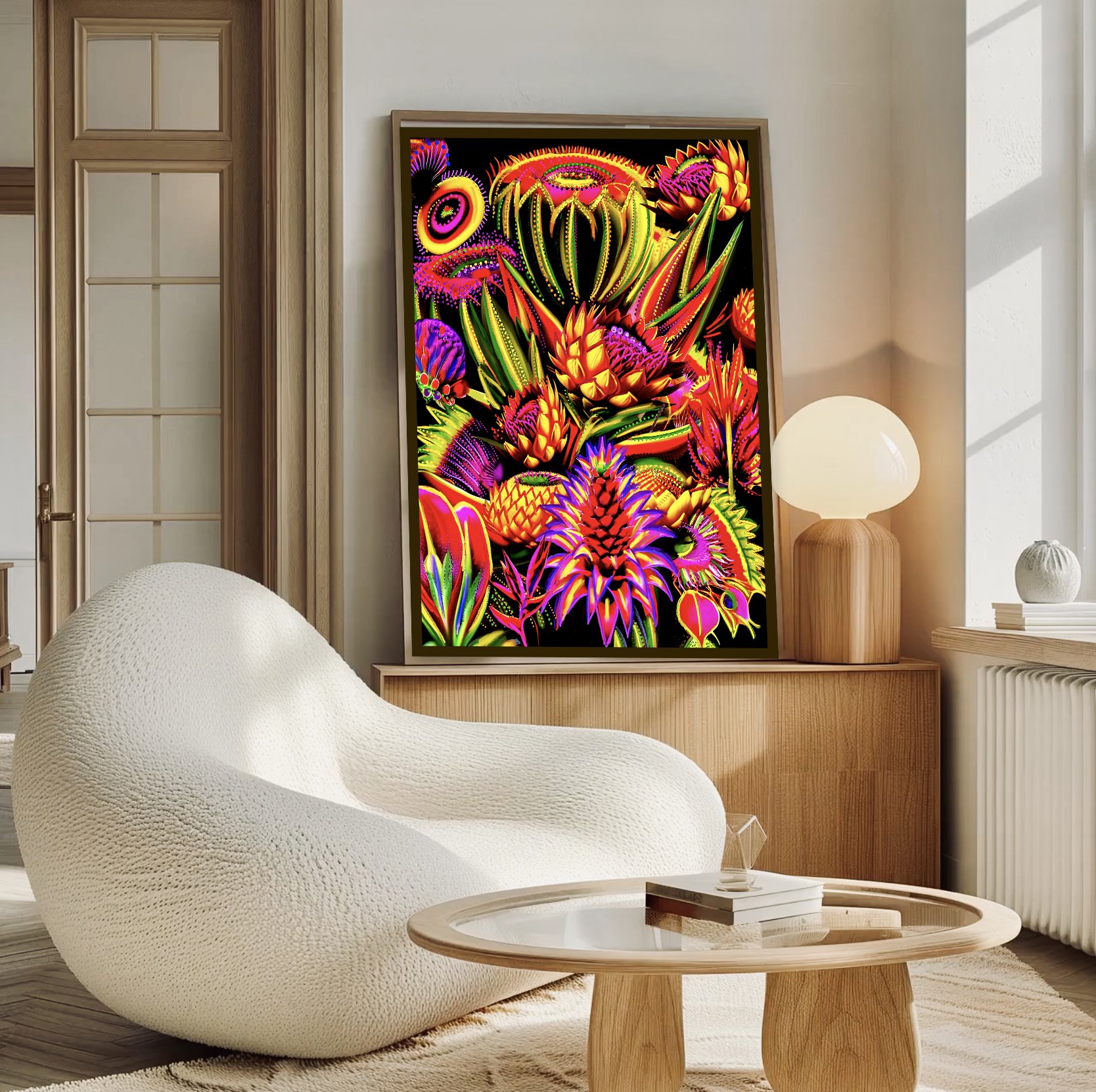 modern tropical artwork