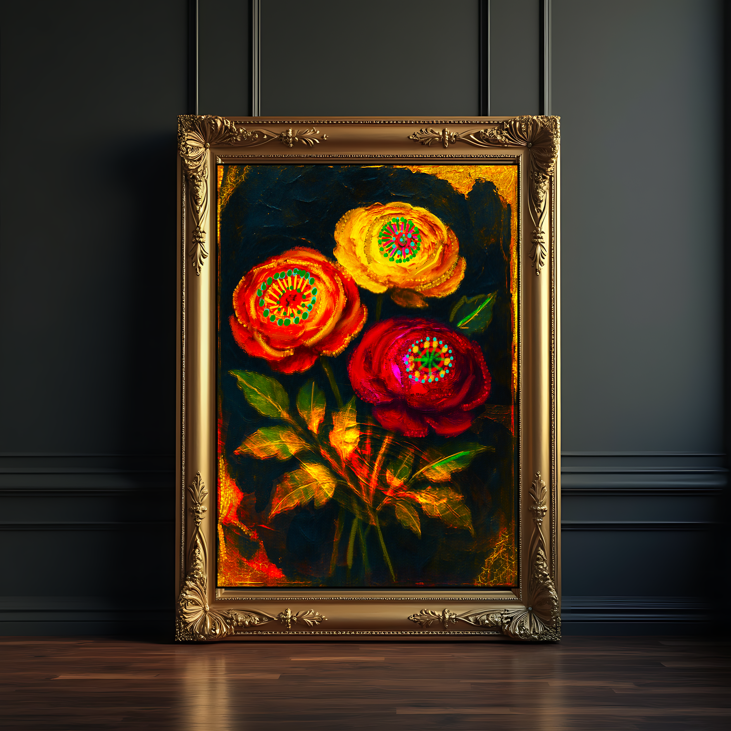 dark academia flowers