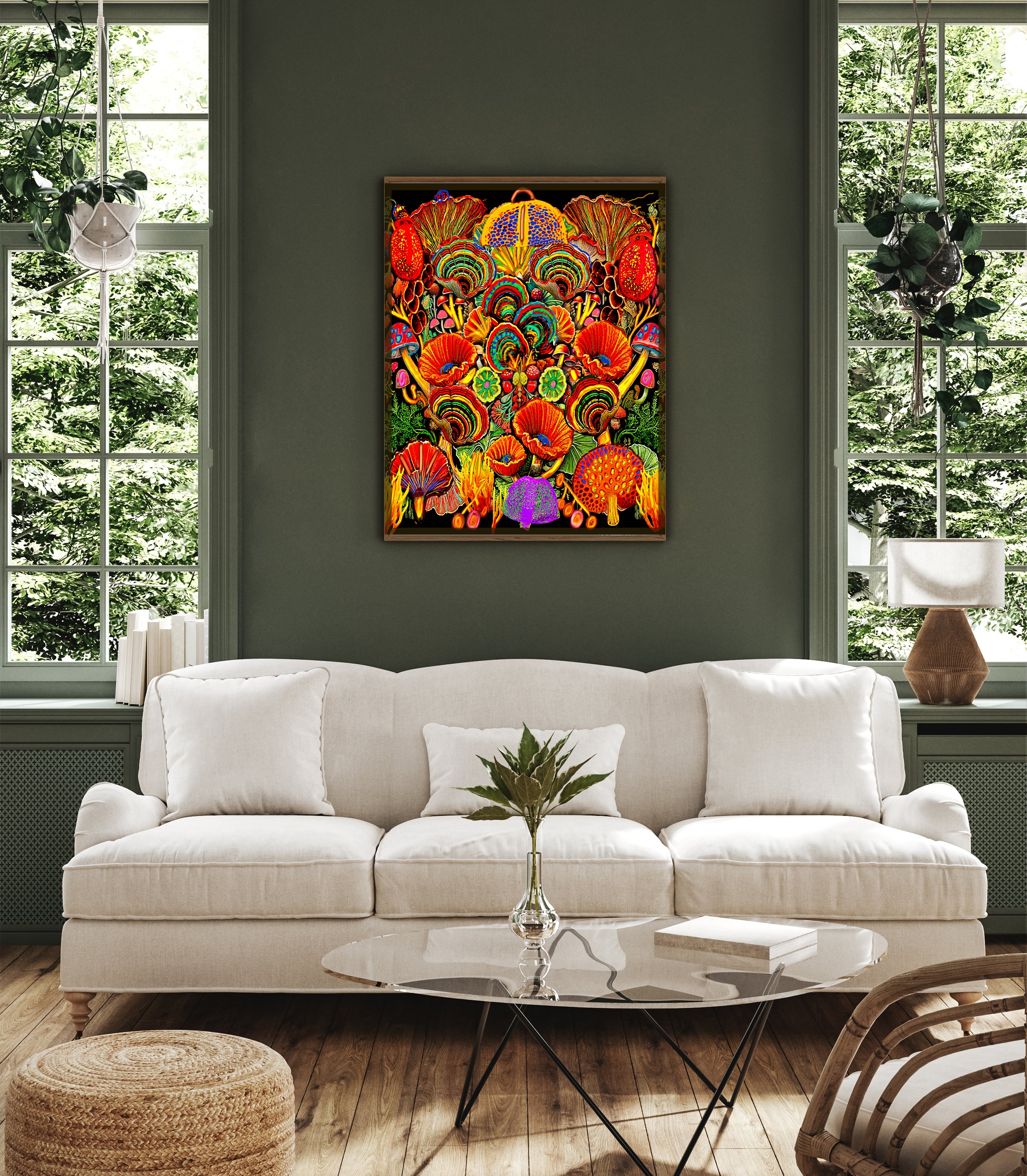 cottagecore mushroom painting for sale