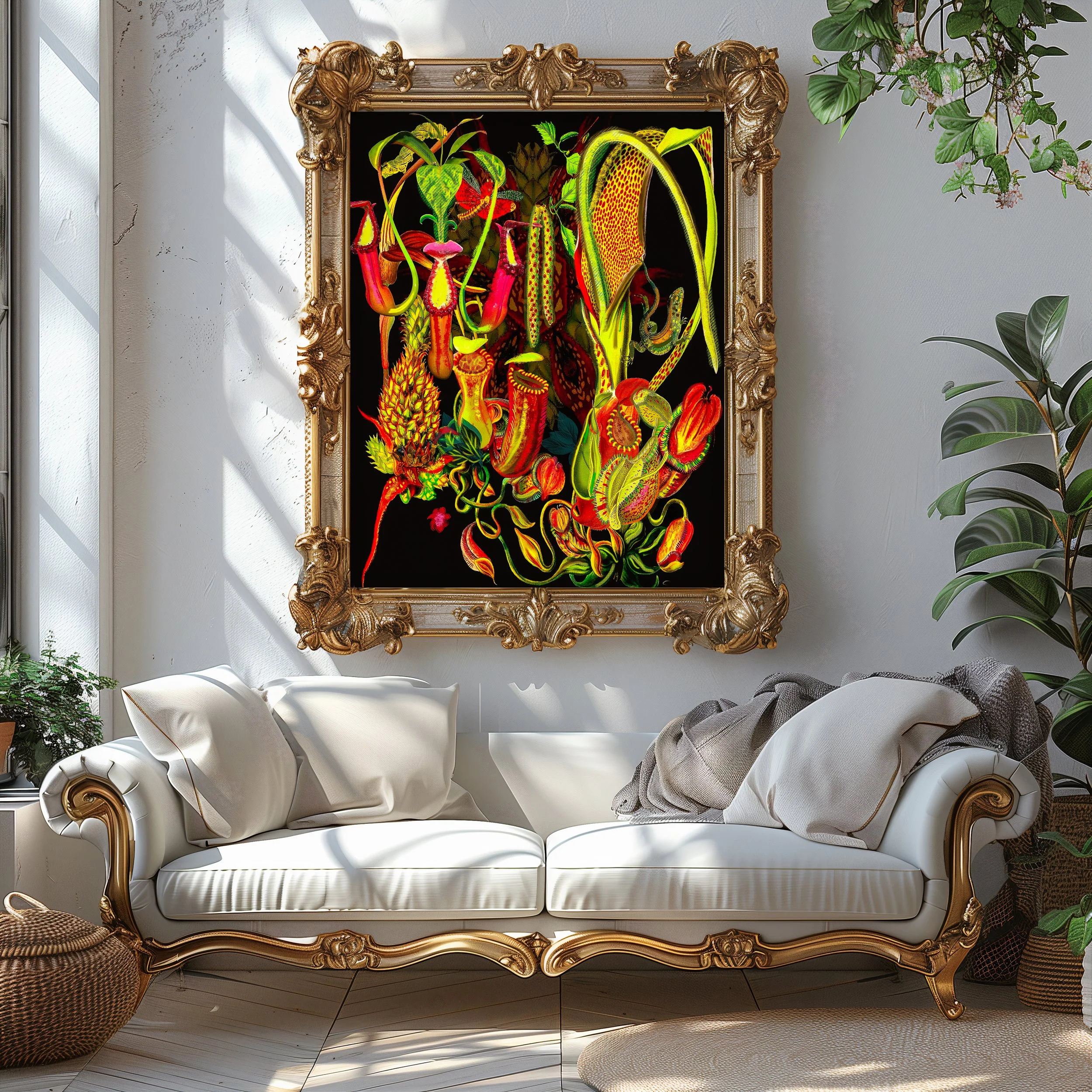 gold frame - maximalist color