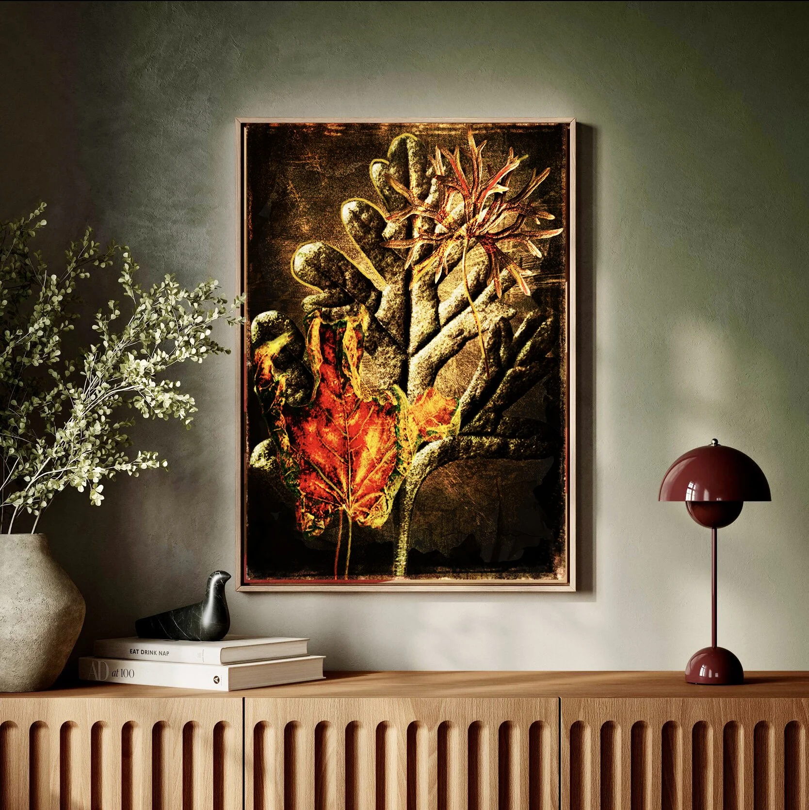 dark-botanical-leaf-art-print-organic-modern-living-room-designer-wall-art-natural-oak-frame.jpg.jpg
