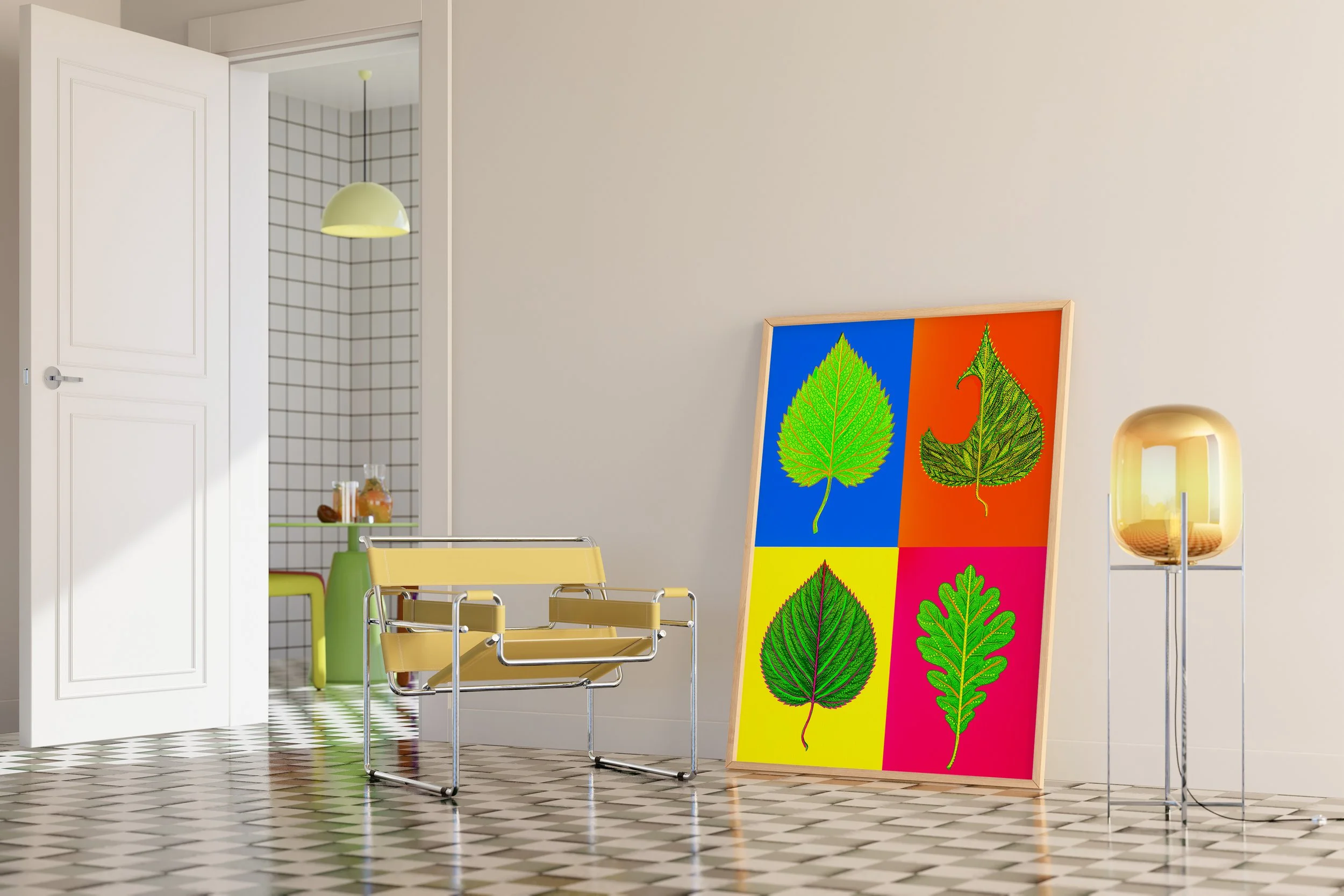 pop-art-for-wassily-chair-electric-leaf-quartet-wassily-chair-mid-century-modern-art.jpg