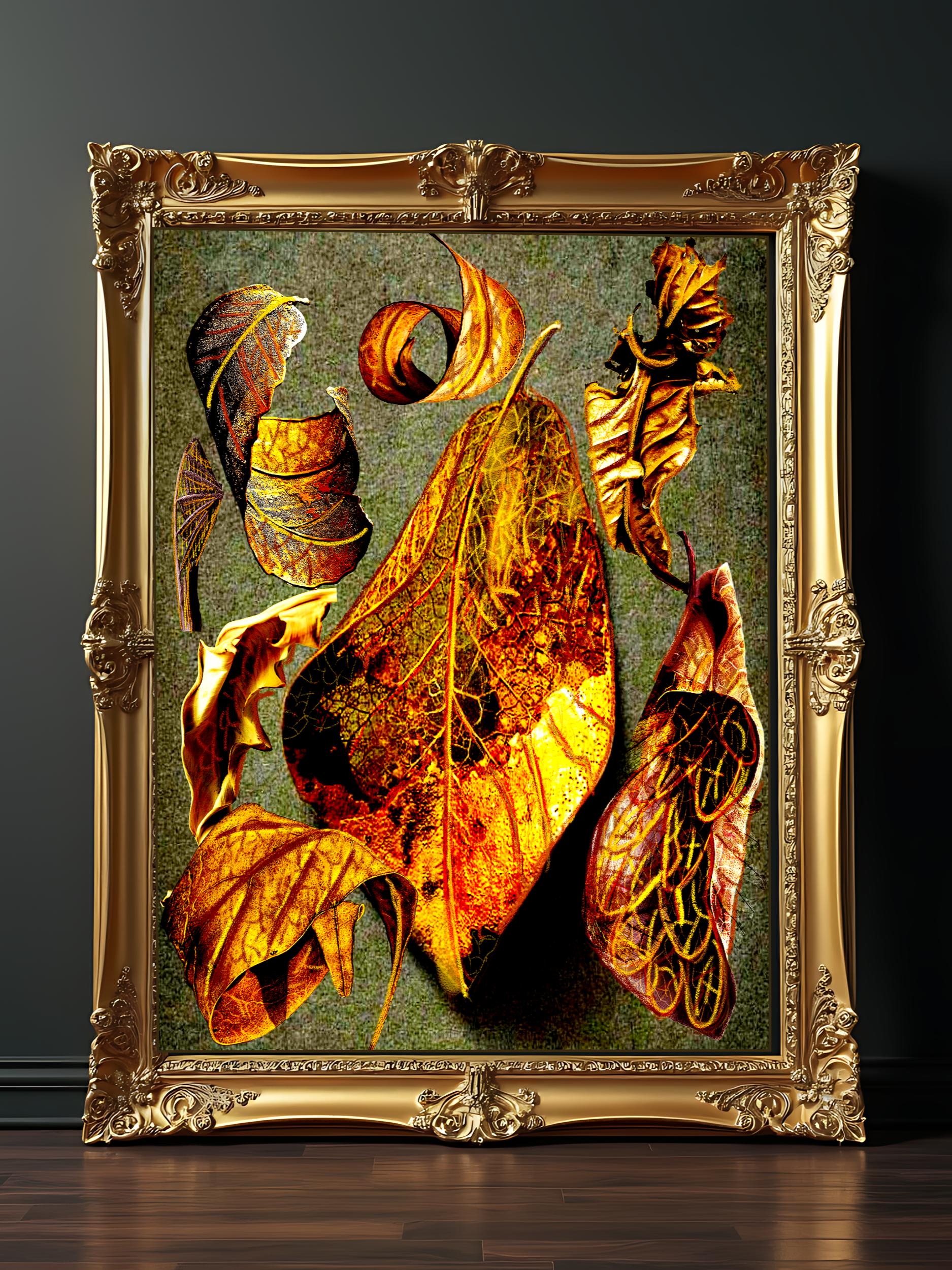 “Nervure Study 1” | Moody Leaves Limited Edition Art Print | By Giovanna Nicolo