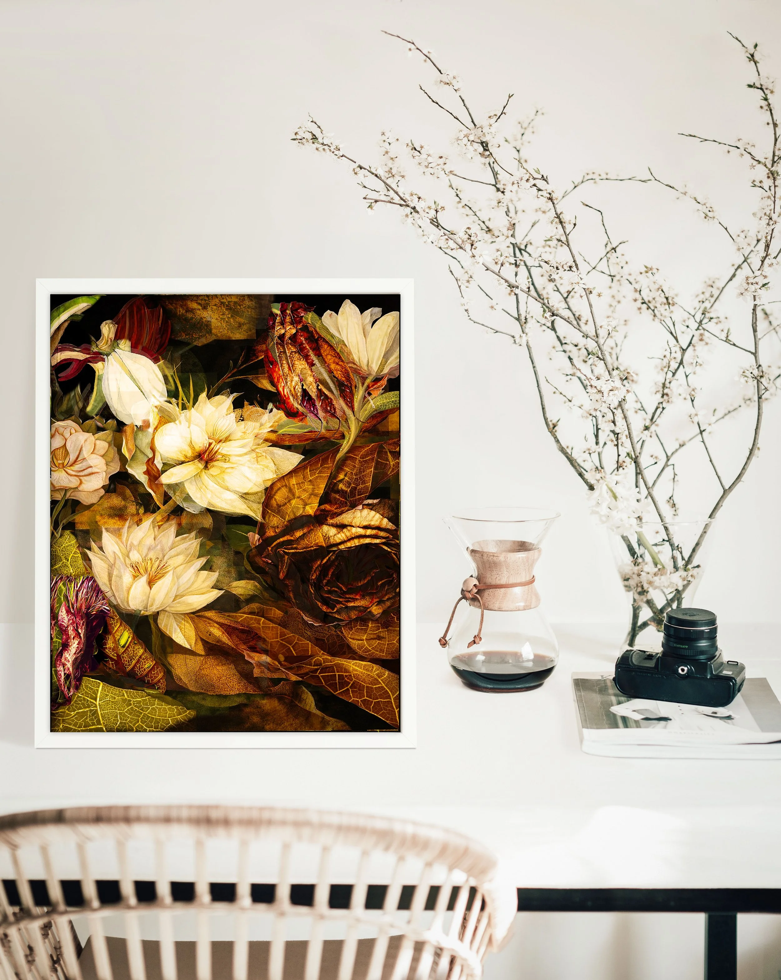 museum style botanical artwork for workspace.jpg