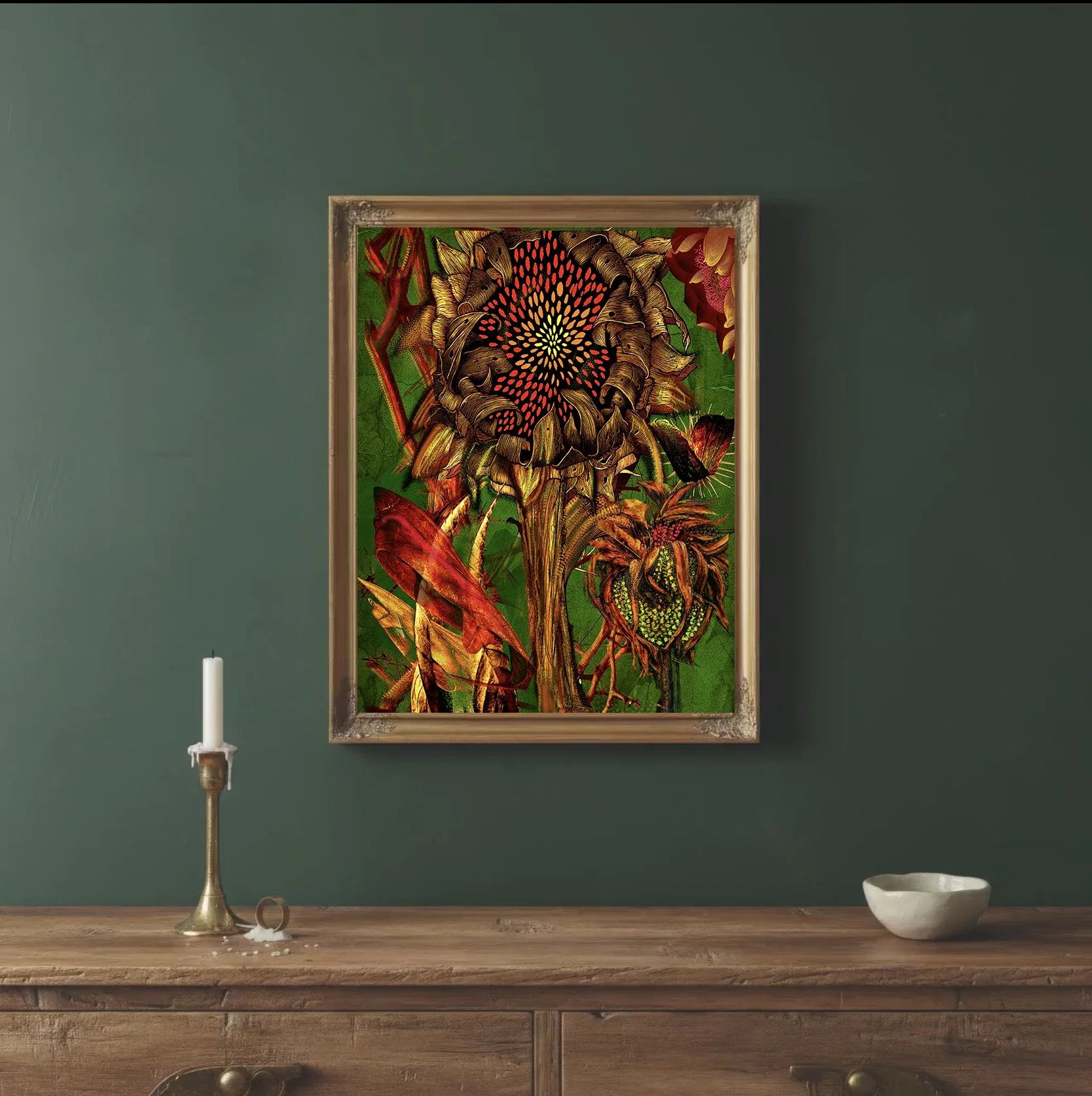 Emerald green wall art.jpg