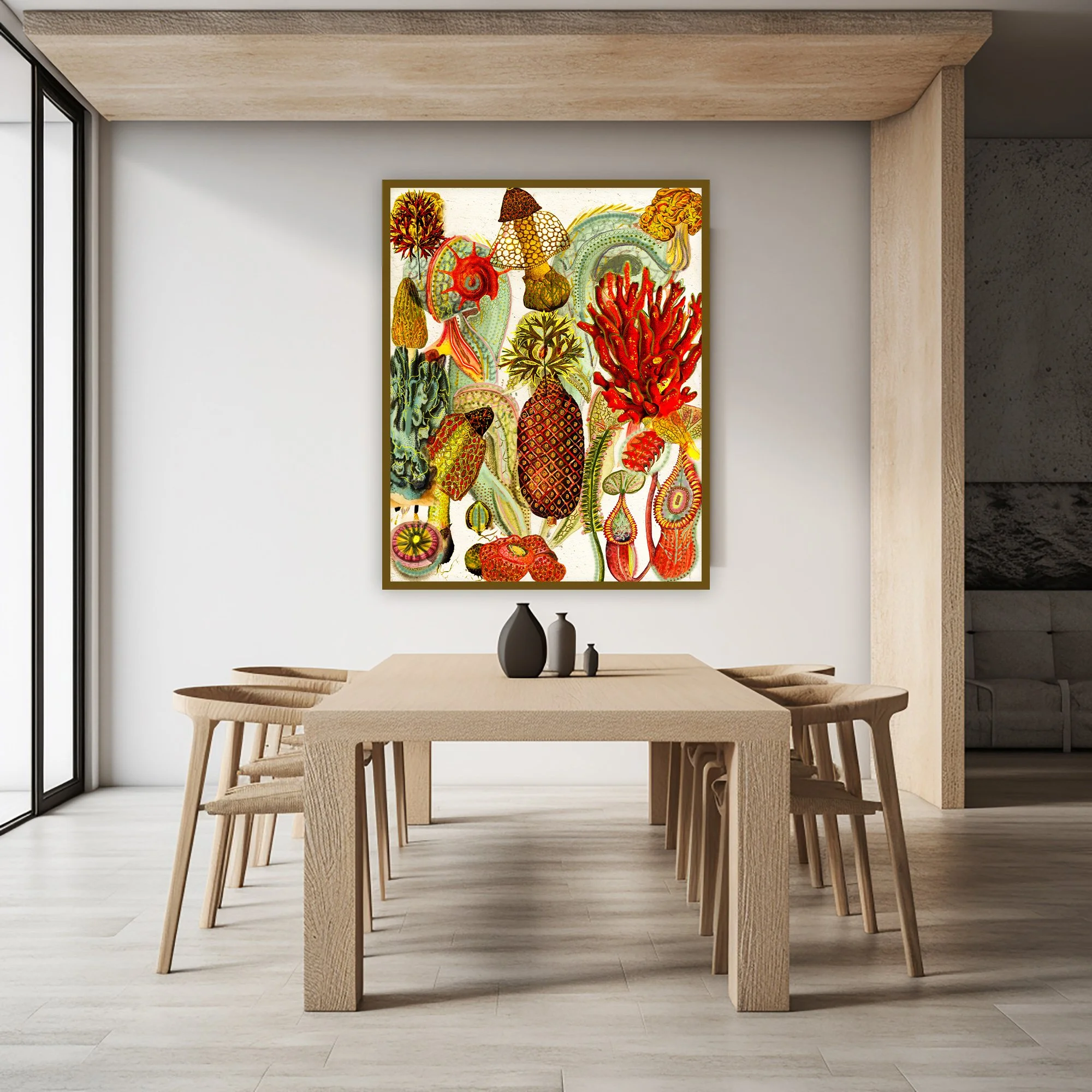 16x20 boho botanical dining - carnivorous plant art.jpg