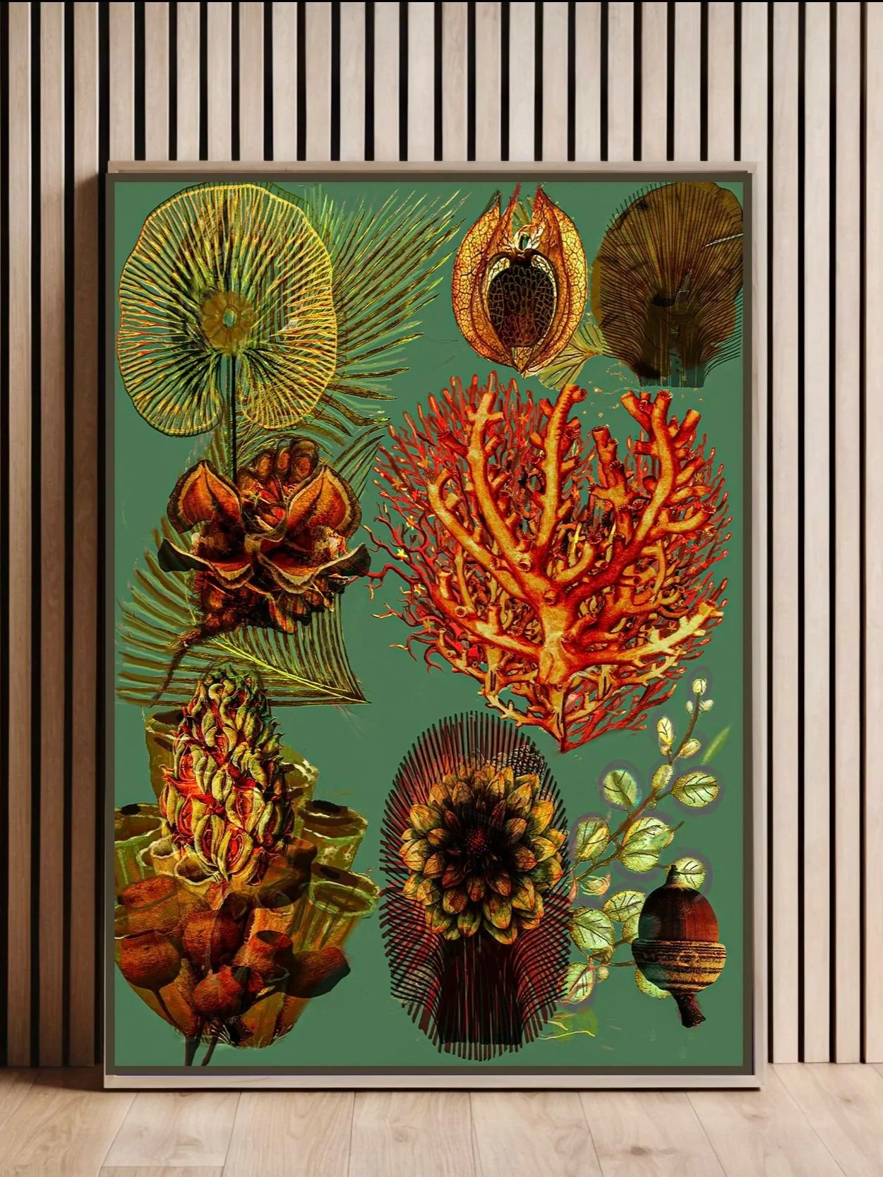 Surreal Botany : Reliquary of Tides | Neo Botanical Botany Art by Giovanna Nicolo