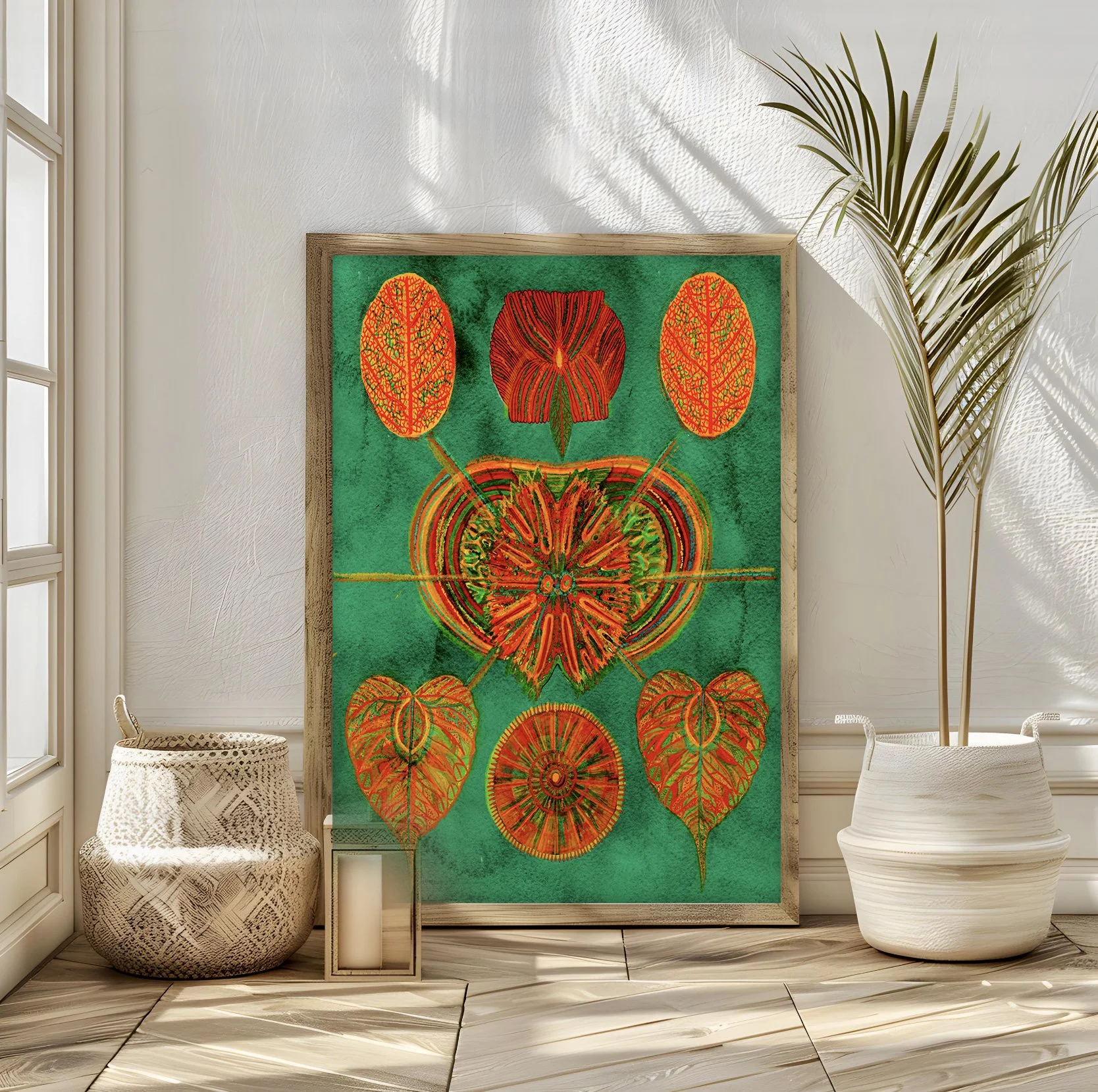 abstract botanical framed 8x10 art copy.jpg