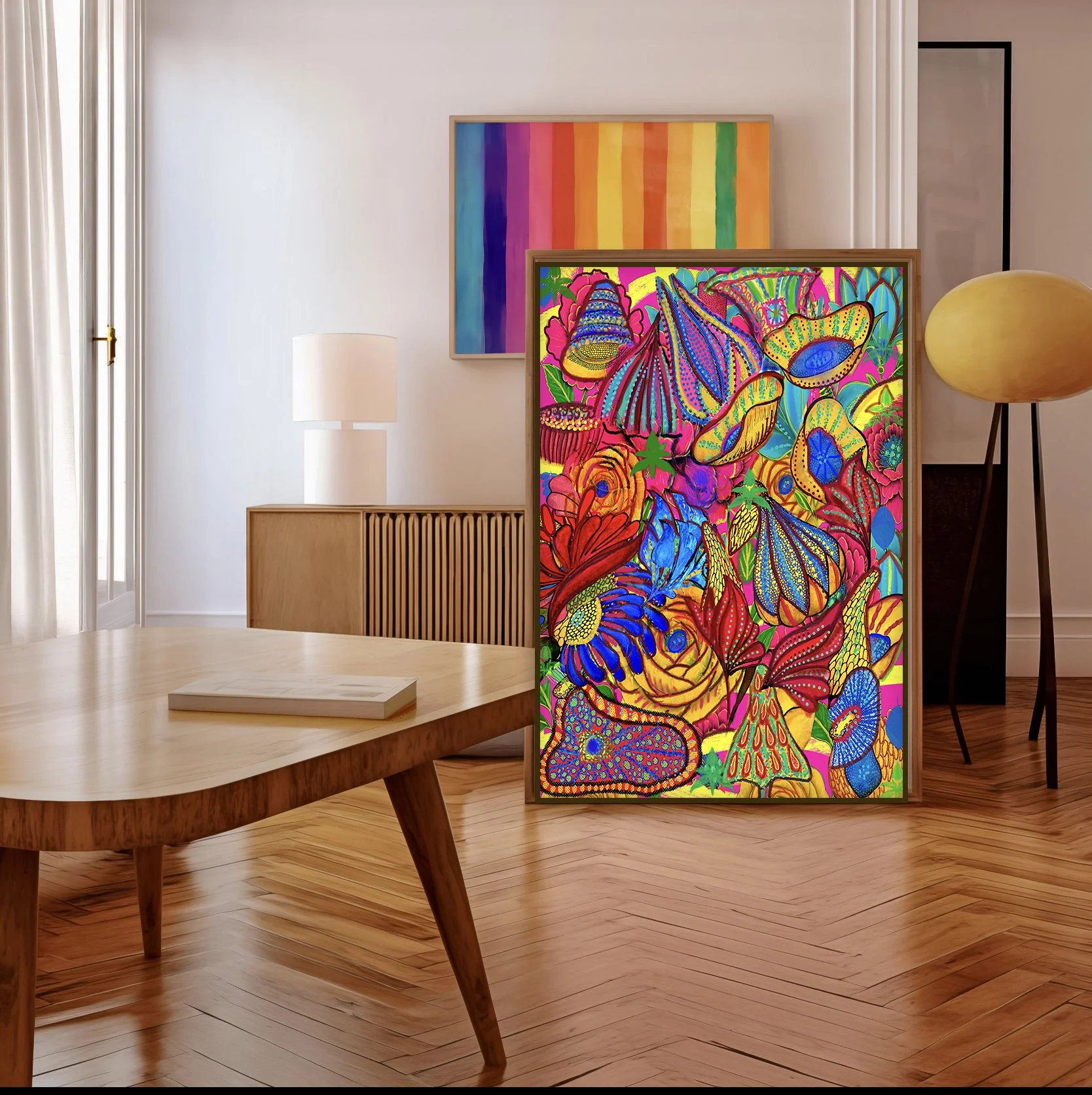 11x14 inches technicolor neo-botanical- mcm- print.jpg