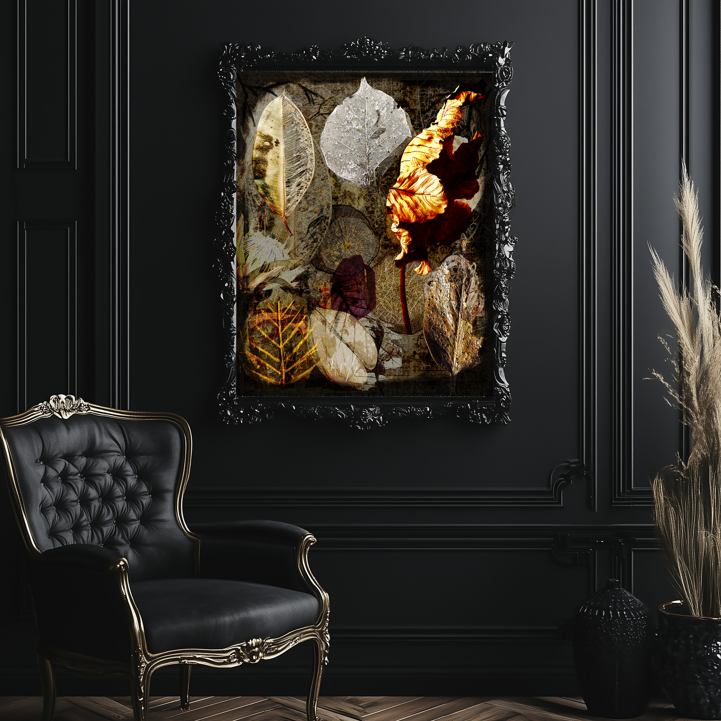gothic moody floral fine art - intellectual interior decor
