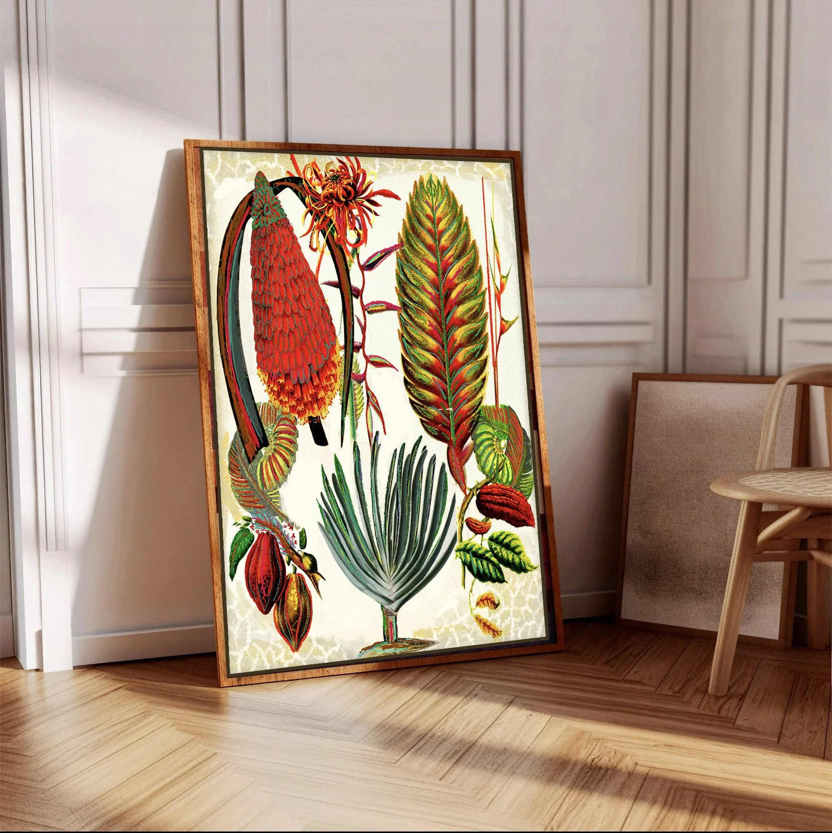 12x16-unique-exotic-nature-art-print-red-green.jpg