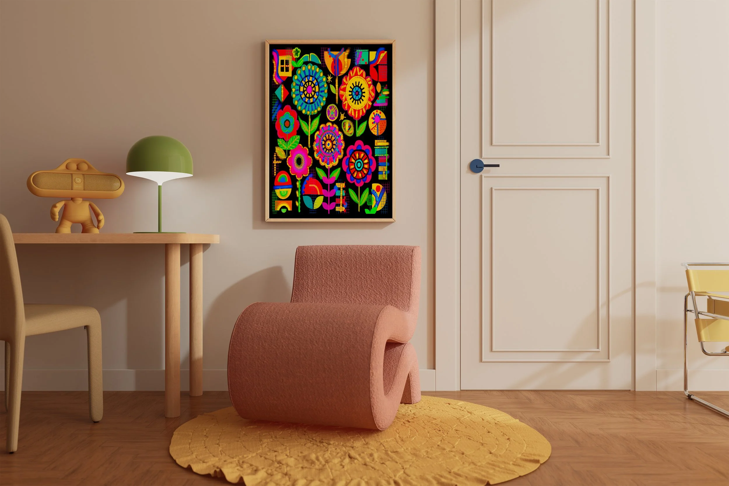 dopamine decor wall art