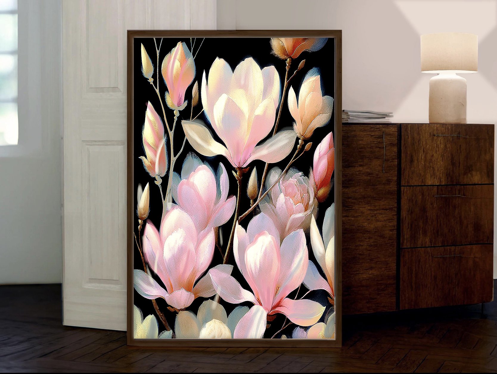 drawings of magnolia flowers