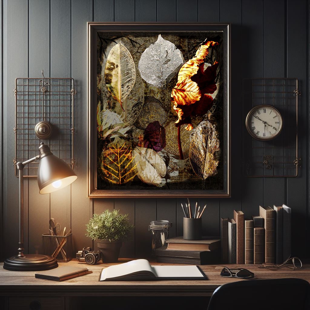 dark academia original nature fine art print