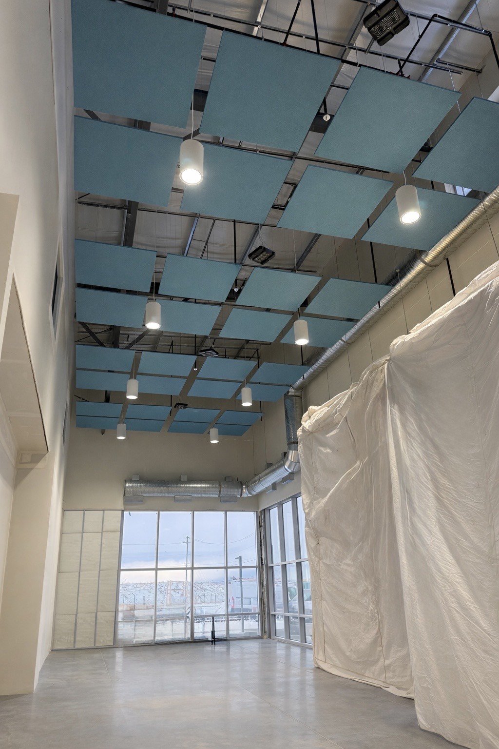 effective and modern sound proofing for large commercial space done in Calgary, AB