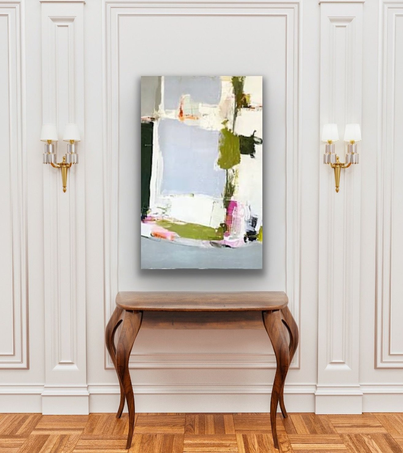 My painting Marsh Edge in situ with @artroomsapp 
36 x 24 x 1.5 in acrylic on canvas. 

#AbstractLandscapePaintings #NonObjectiveArtwork #AcrylicOnCanvasPaintings #Harper_Hughes_Home