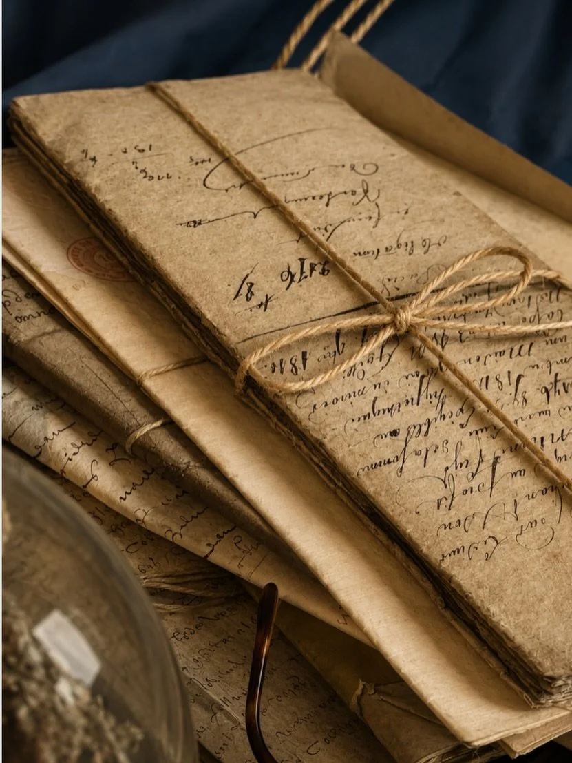 Ink, paper and stories passed through time&hellip;.

#VintageLetters #HandwrittenLetters #VintageCorrespondence #Harper_Hughes_Home